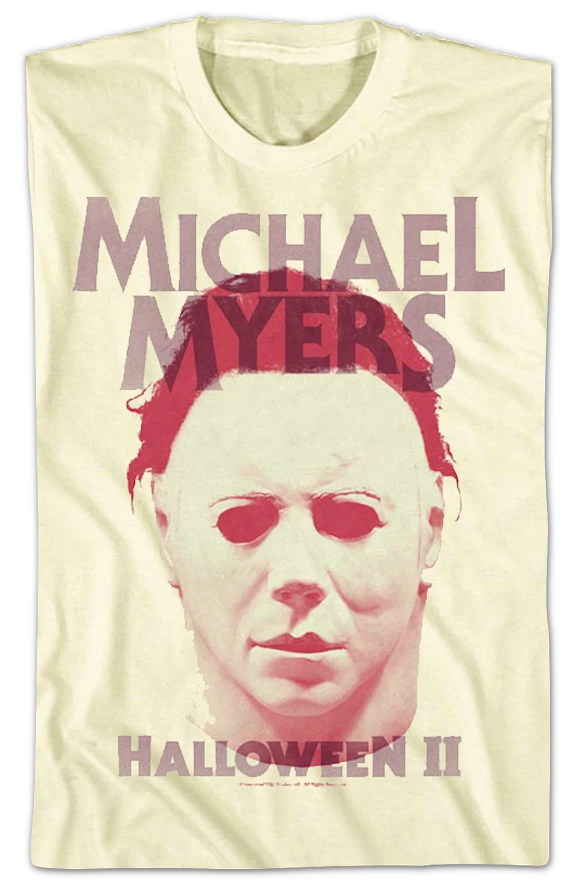 Michael Myers Mask Halloween II T-Shirt - Image 2