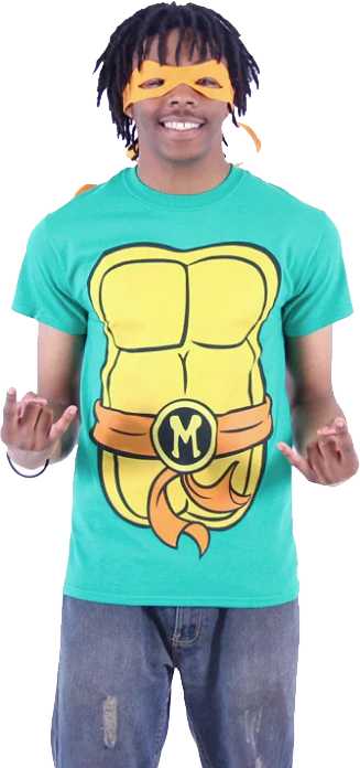 Michelangelo Costume Teenage Mutant Ninja Turtles T-Shirt