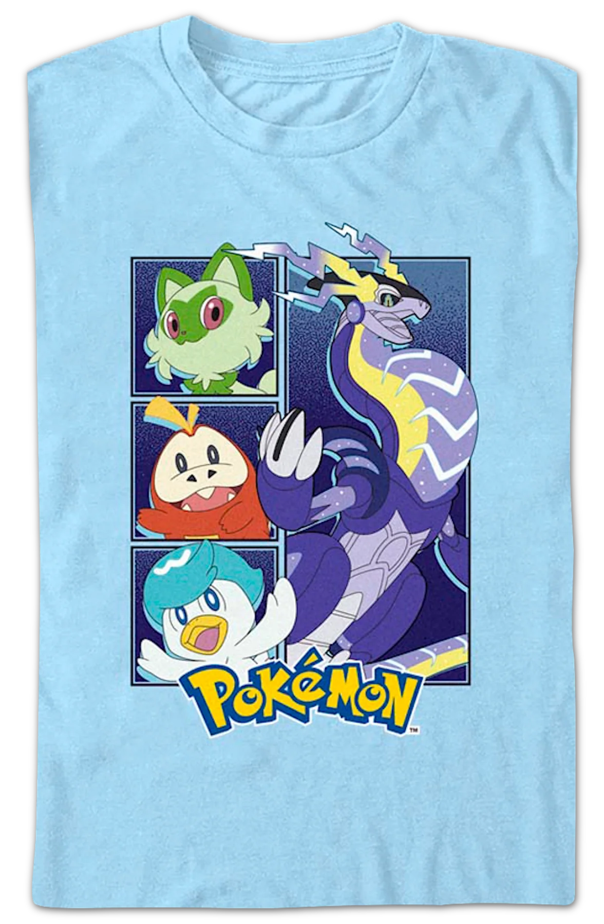 Miraidon Group Pokemon T-Shirt - Image 2