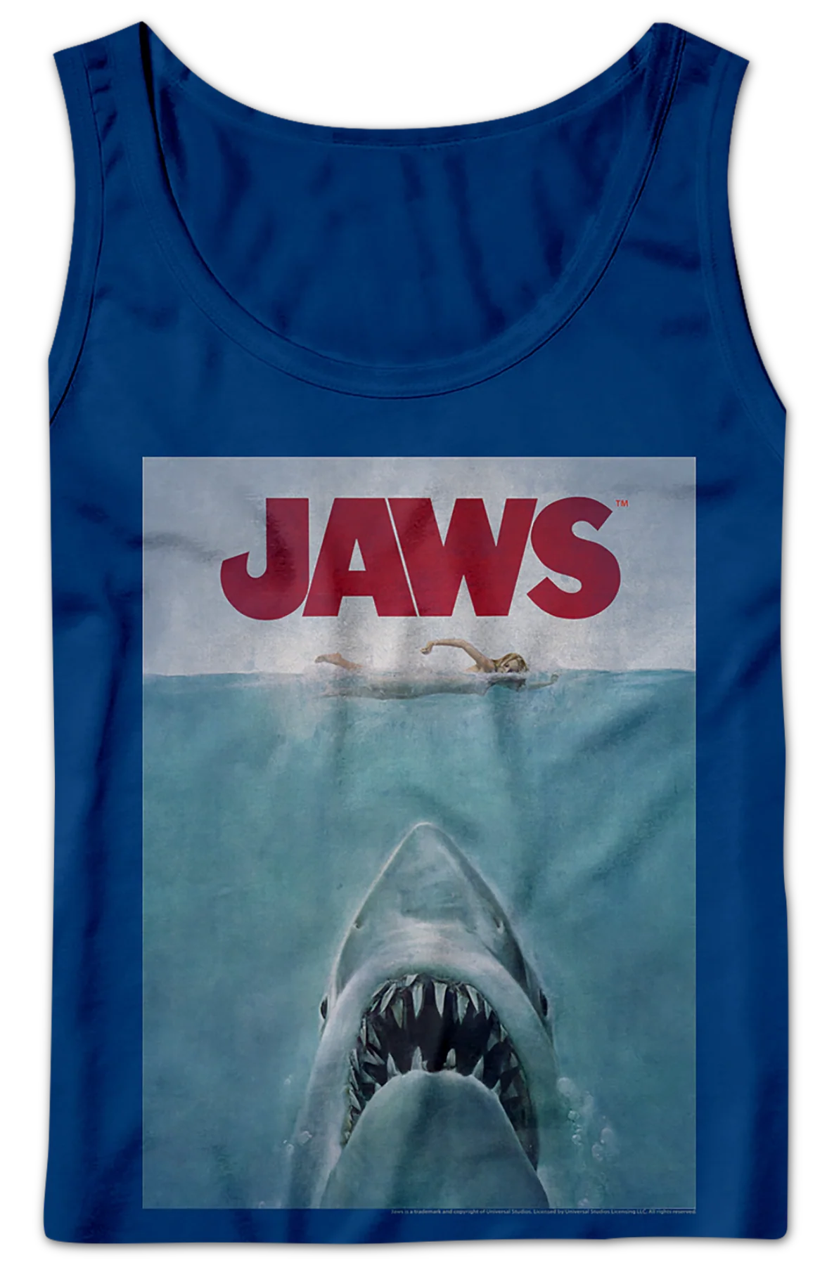 Movie Poster Jaws Tank Top - Image 2