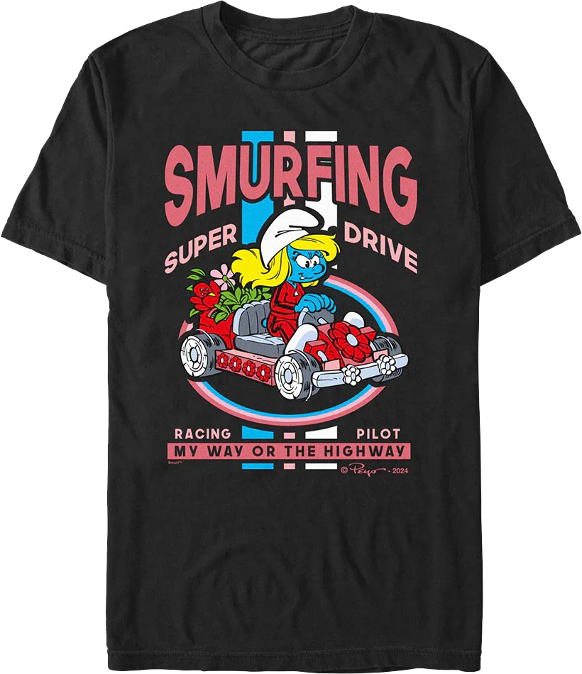 My Way Or The Highway Smurfs T-Shirt