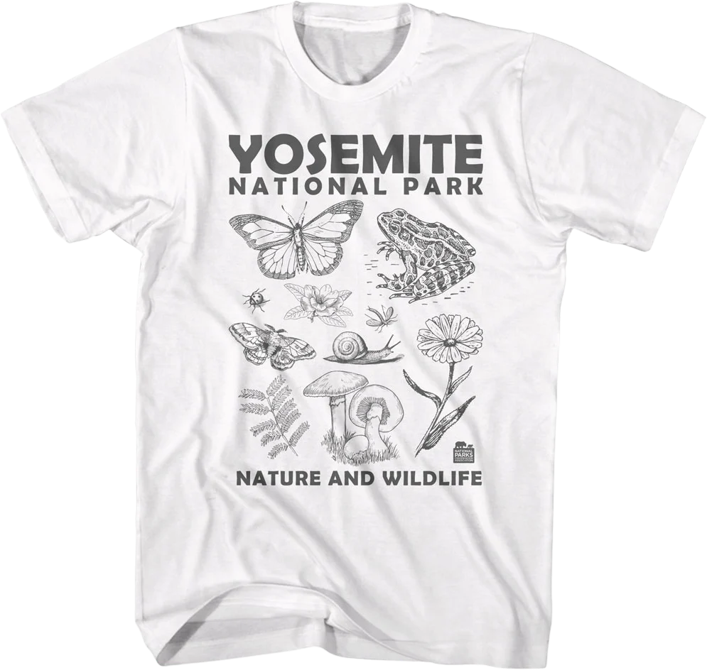 Nature And Wildlife Yosemite National Park T-Shirt