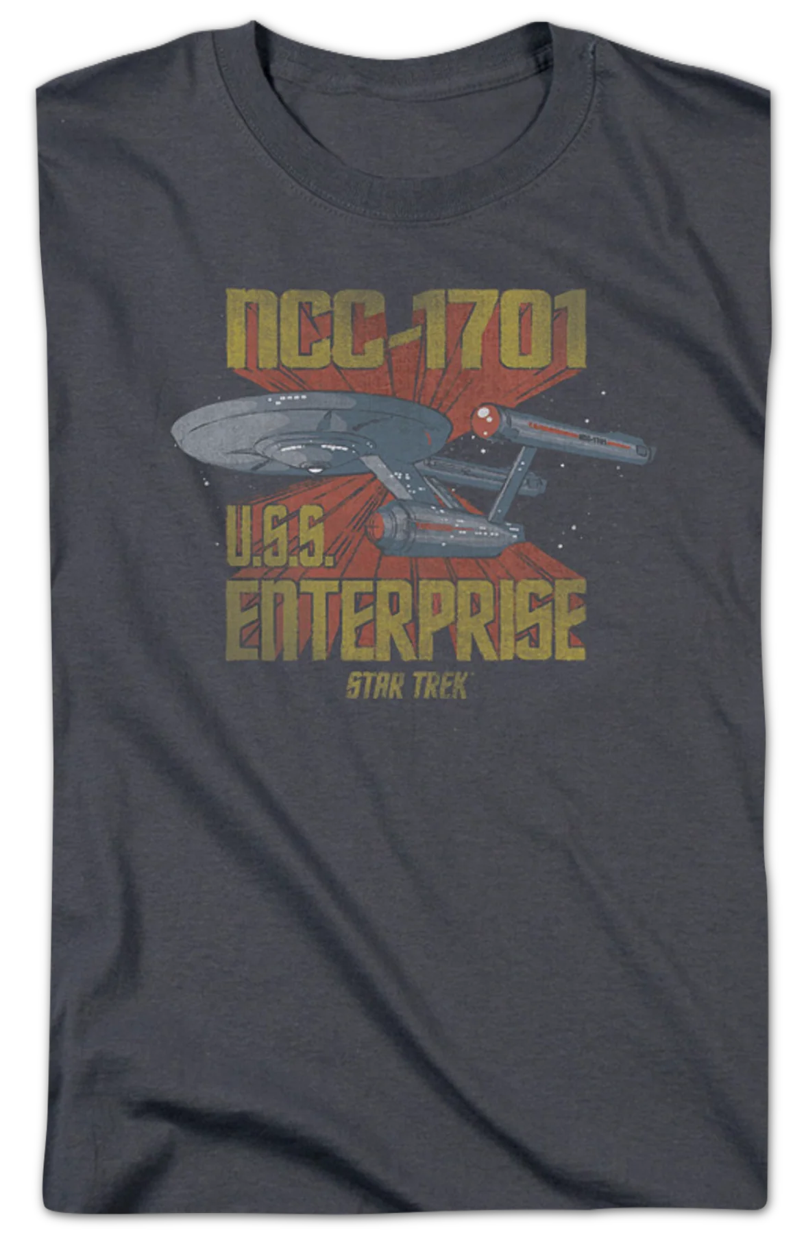 NCC-1701 USS Enterprise Star Trek T-Shirt - Image 2