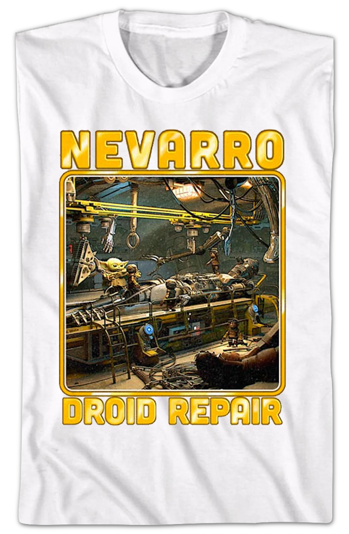 Nevarro Droid Repair The Mandalorian Star Wars T-Shirt - Image 2