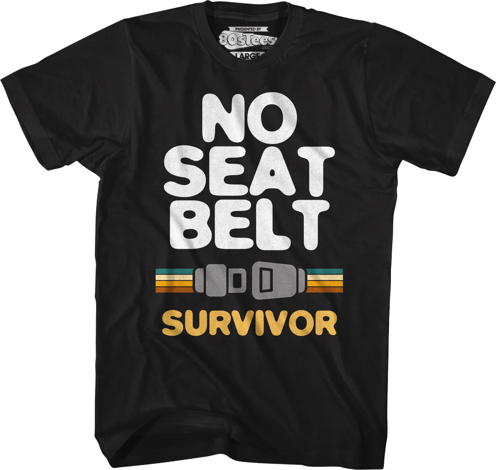 No Seat Belt Survivor T-Shirt - Image 2