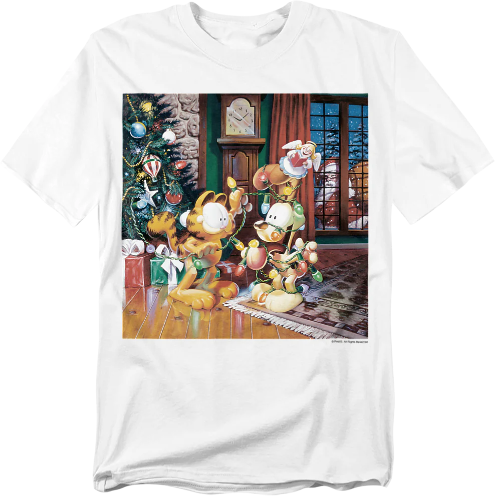 Odie Tree Garfield T-Shirt