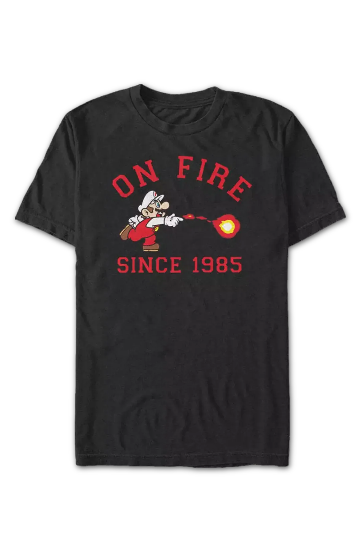 On Fire Since 1985 Super Mario Bros. T-Shirt - Image 2