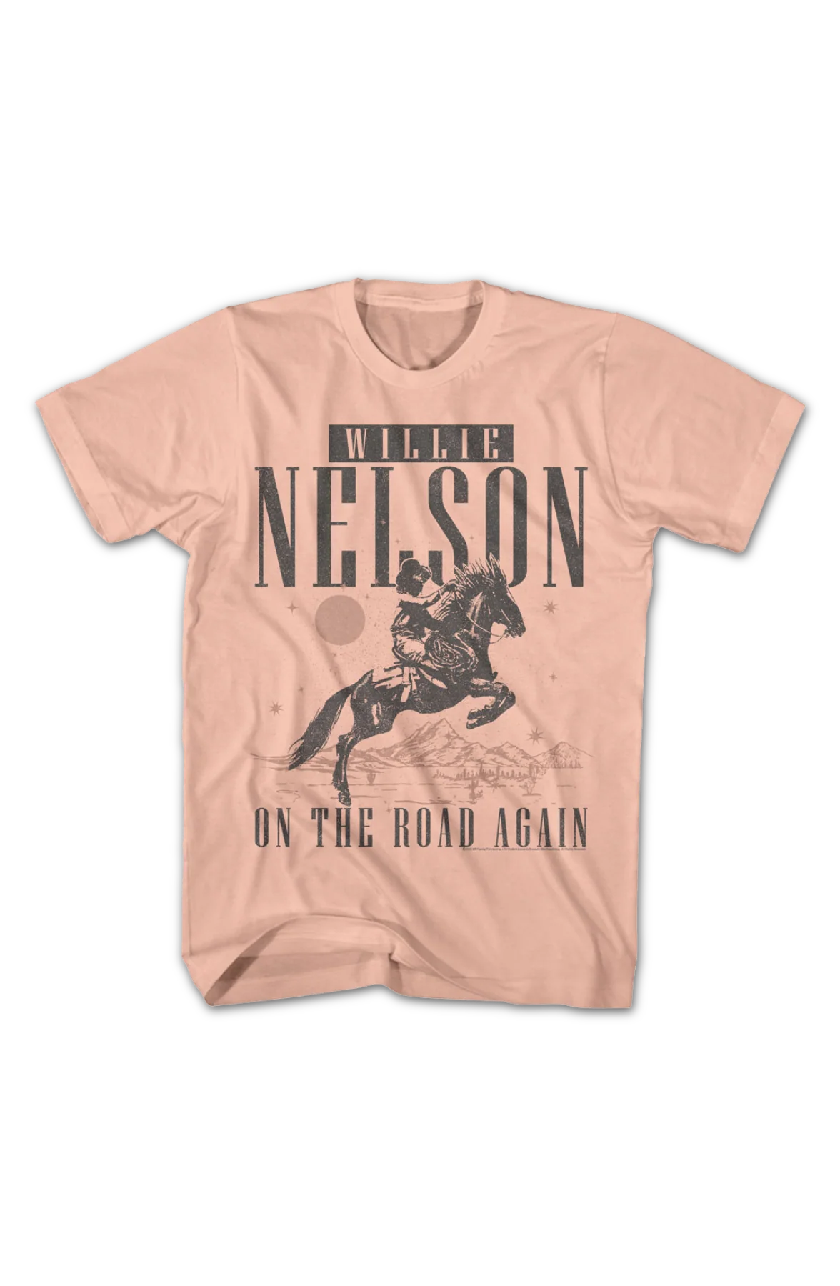 On The Road Again Willie Nelson T-Shirt - Image 2