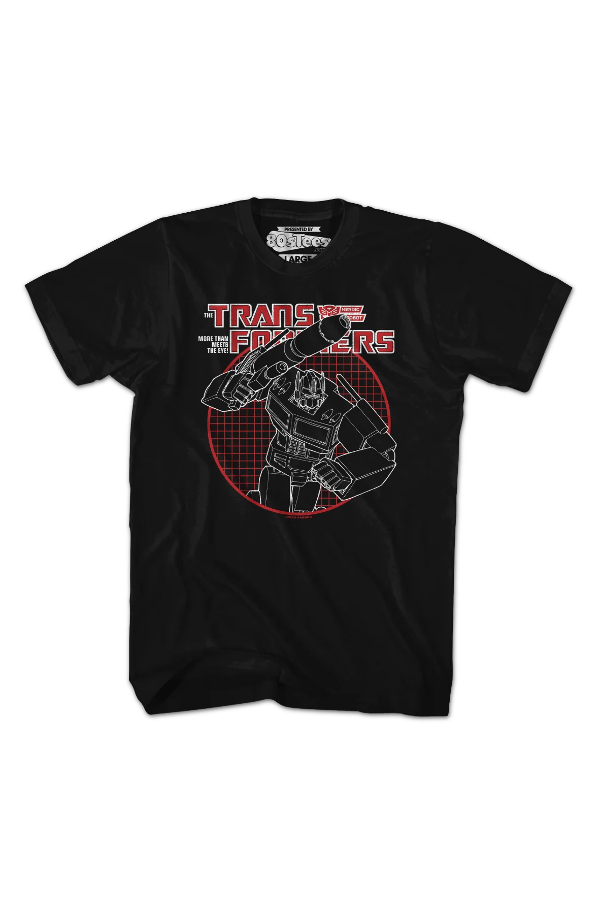 Optimus Prime Circle Grid Transformers T-Shirt - Image 2
