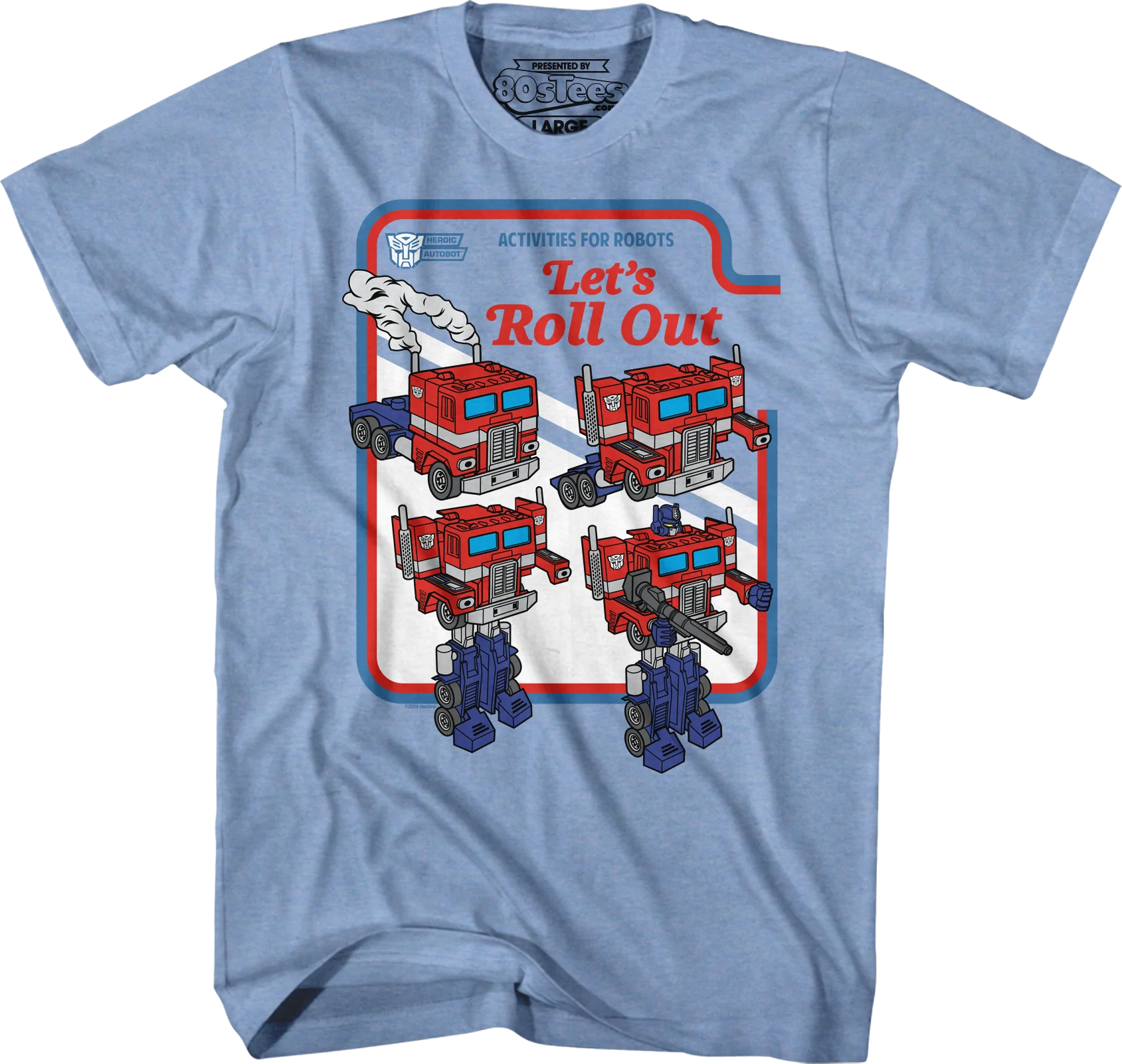 Optimus Prime Let's Roll Out Transformers T-Shirt