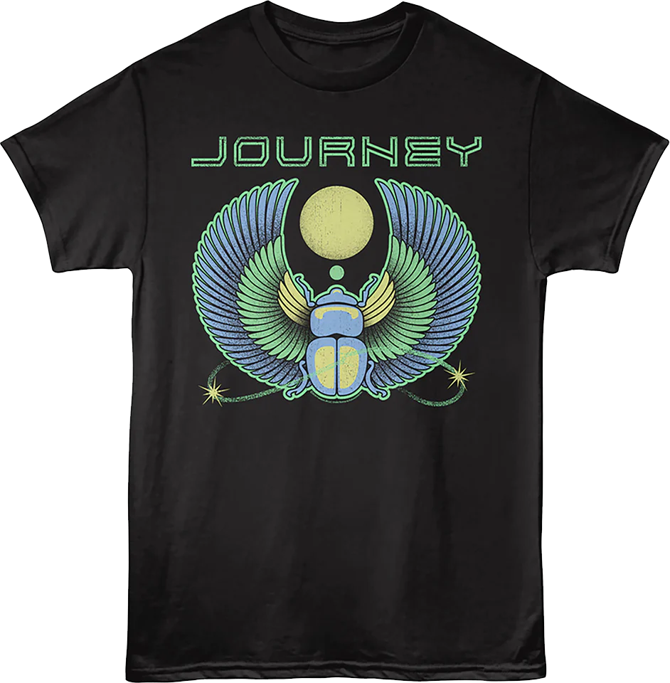Outline Scarab Beetle Journey T-Shirt