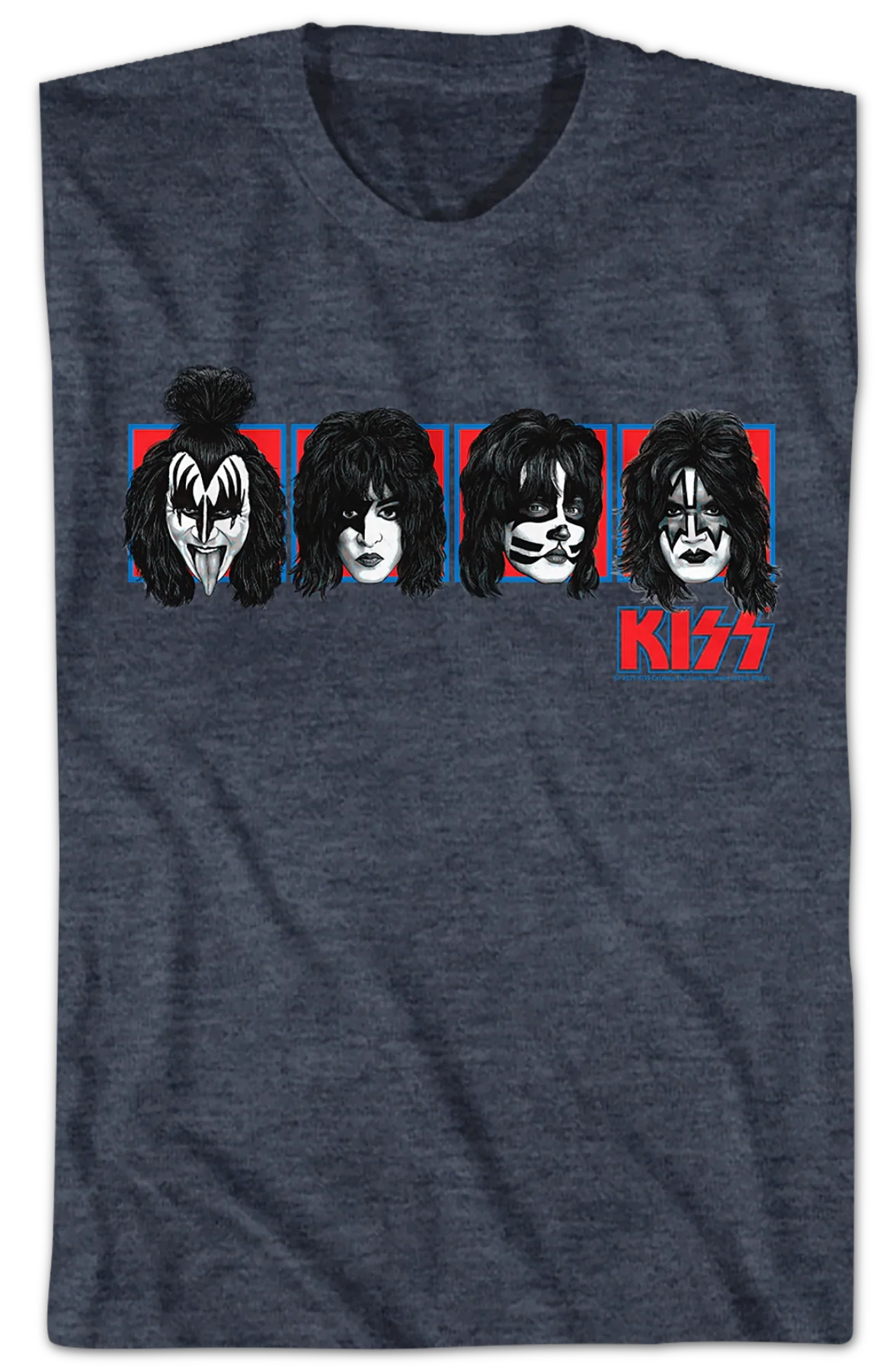 Painted Faces KISS T-Shirt - Image 2