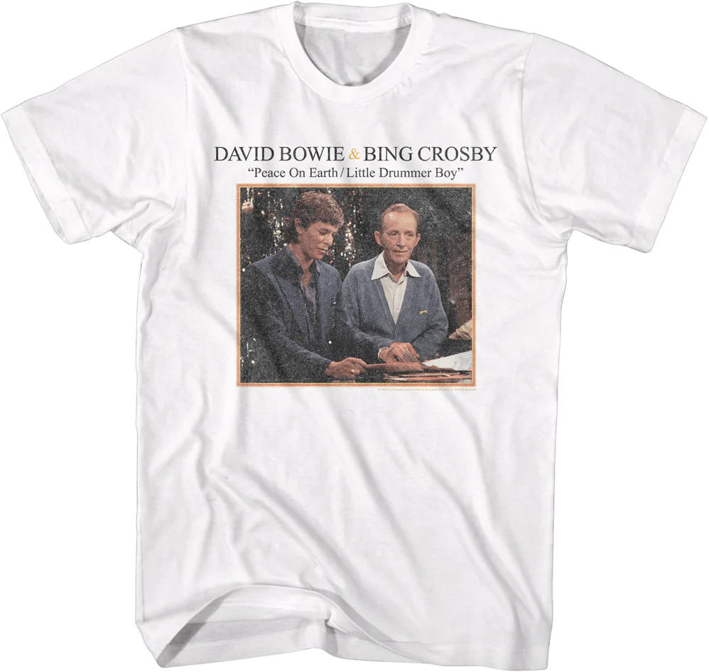 Peace On Earth/Little Drummer Boy David Bowie & Bing Crosby Shirt
