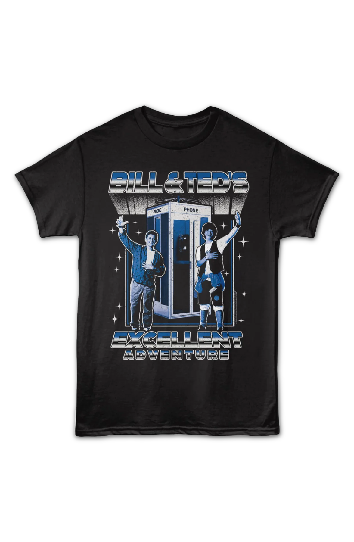 Phone Booth Bill & Ted's Excellent Adventure T-Shirt - Image 2