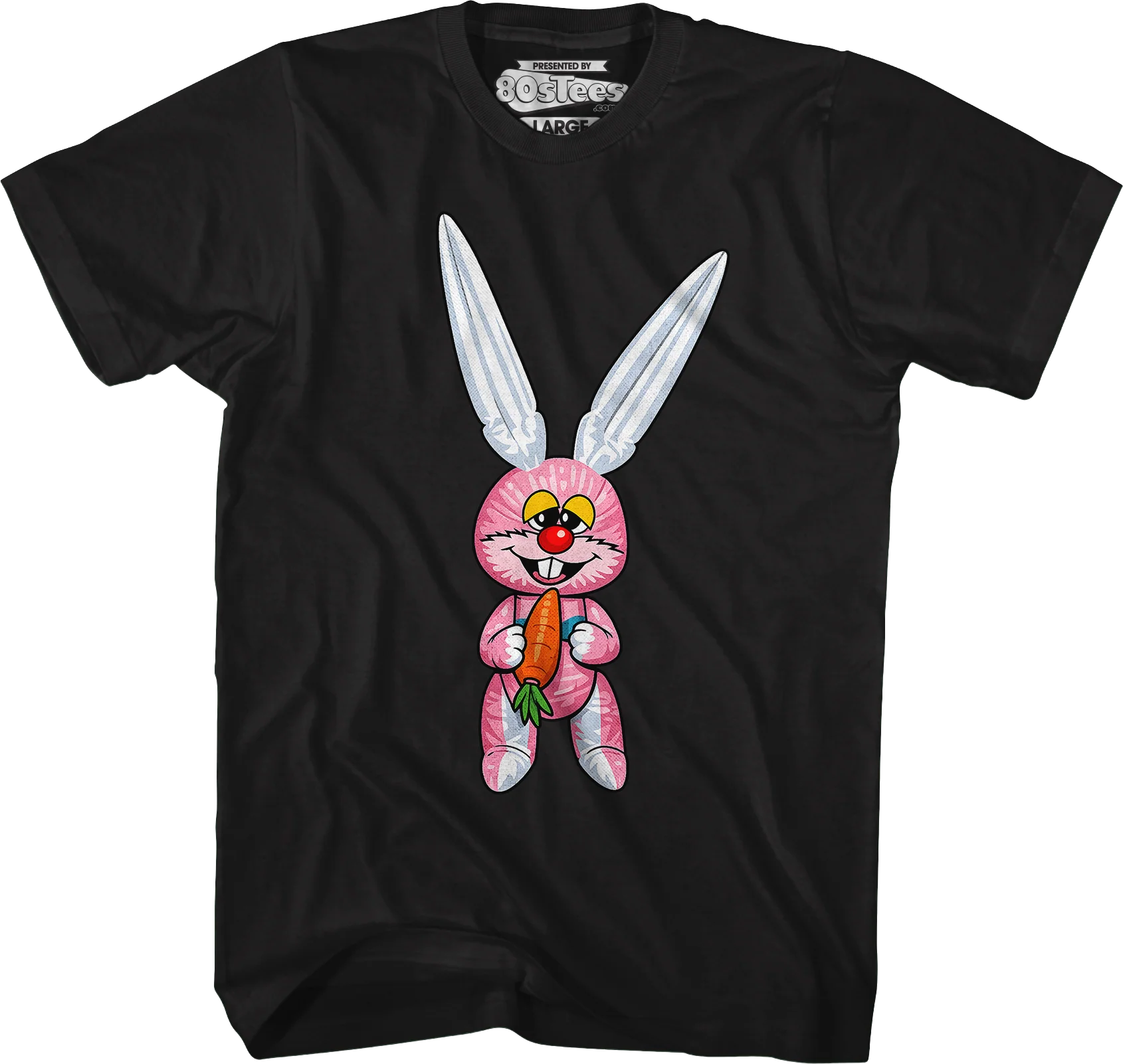 Pink Inflatable Easter Bunny T-Shirt
