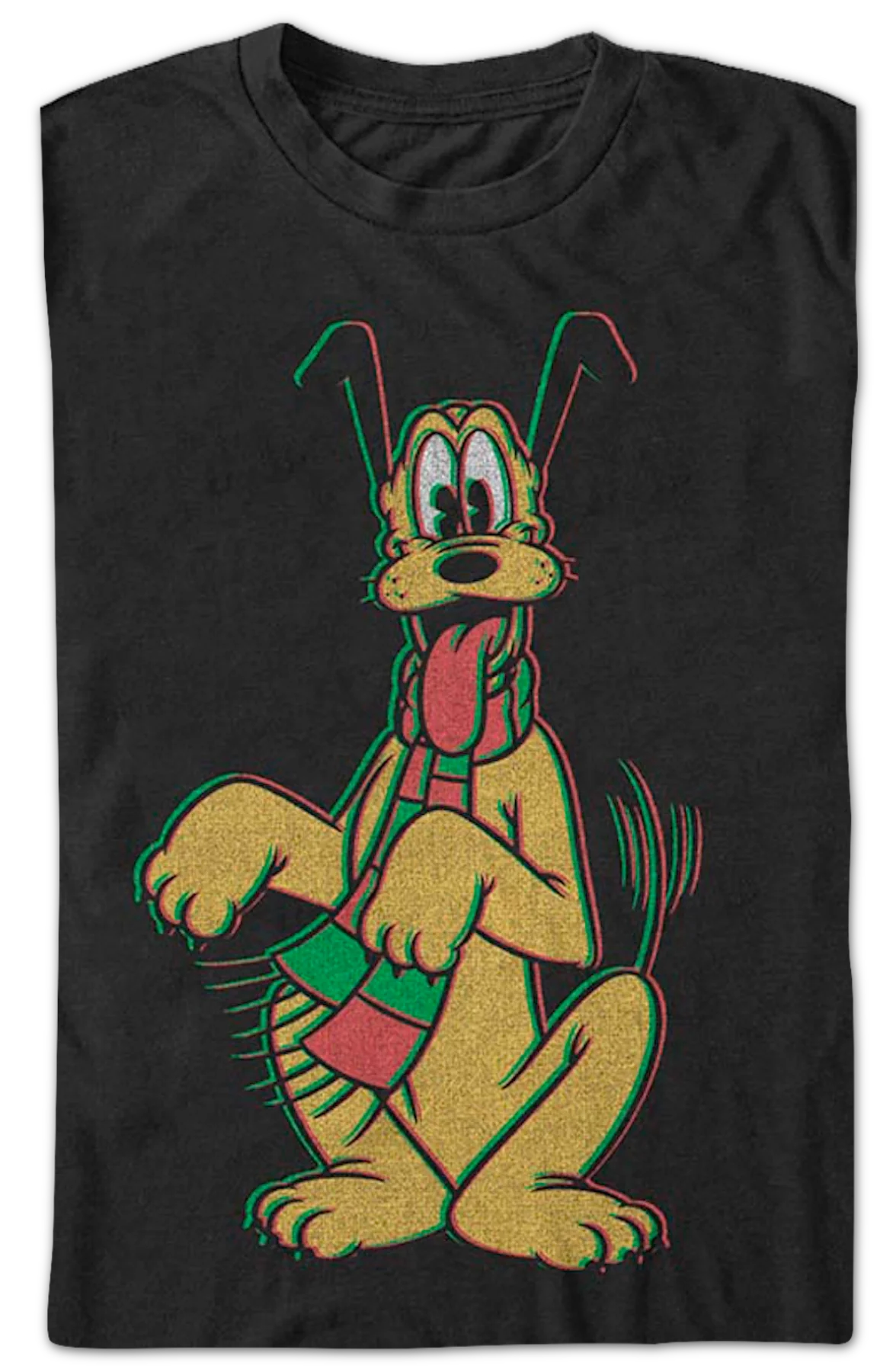 Pluto Holiday Scarf Disney T-Shirt - Image 2