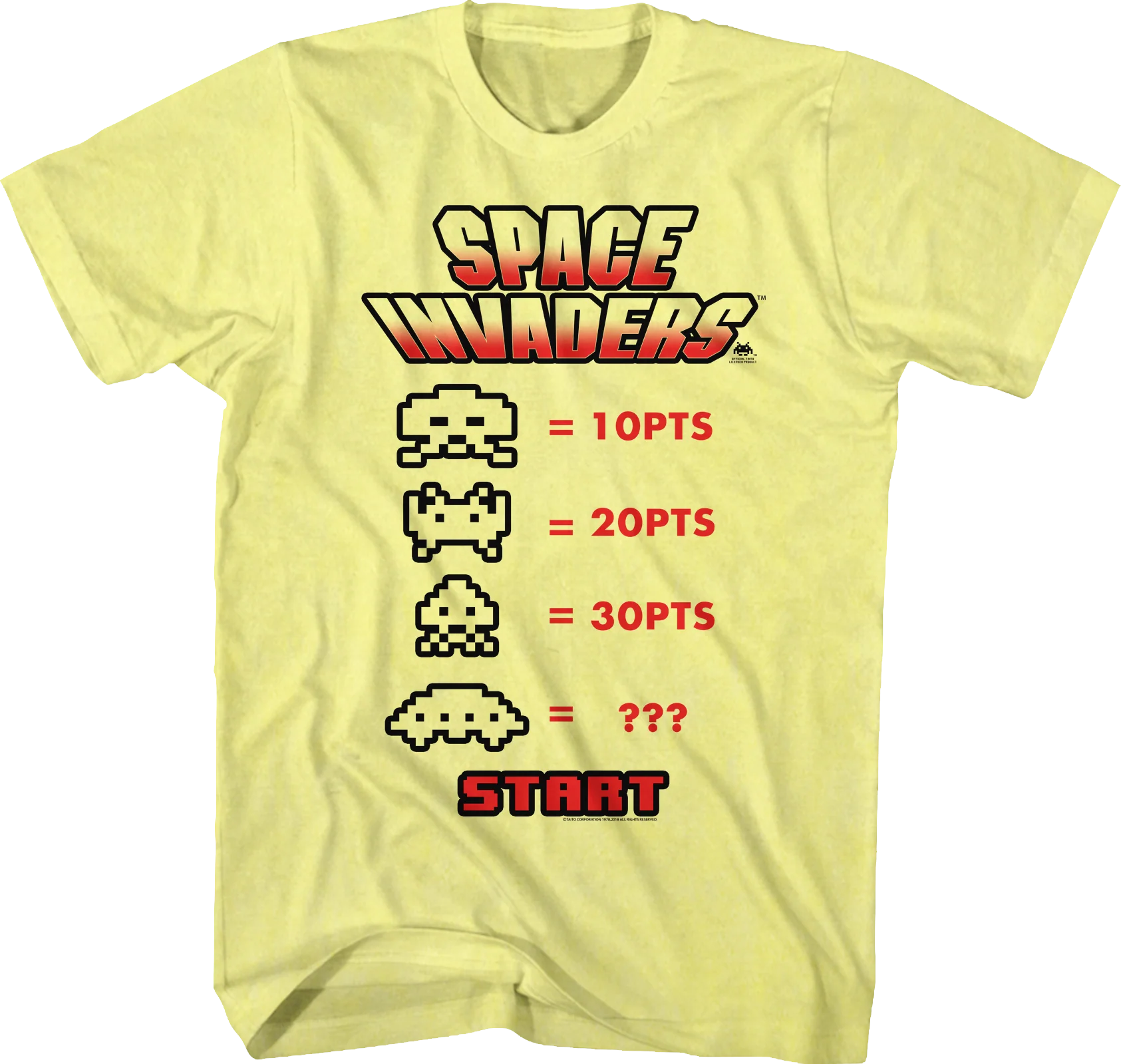 Points Space Invaders T-Shirt