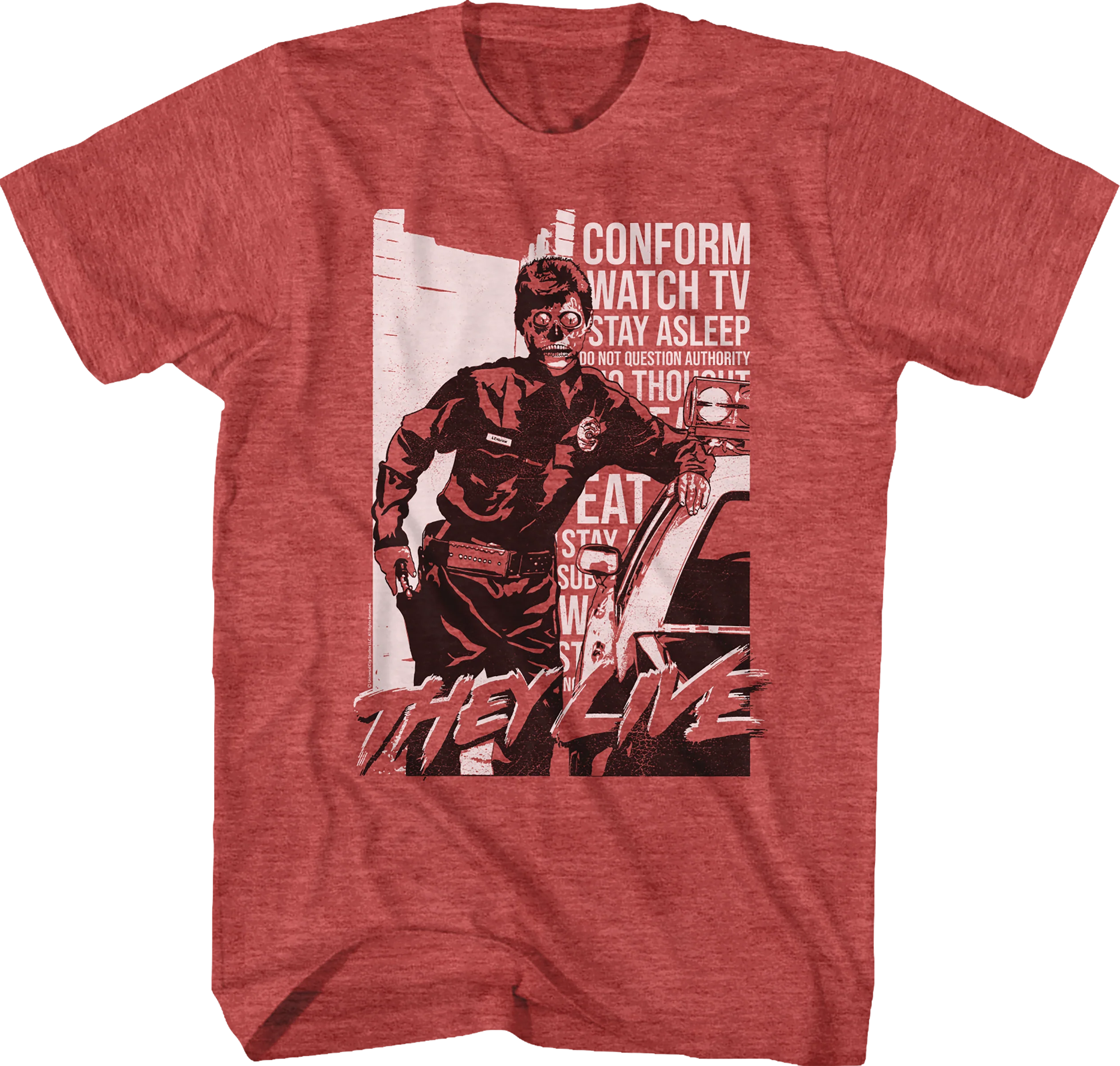 Police Propaganda They Live T-Shirt