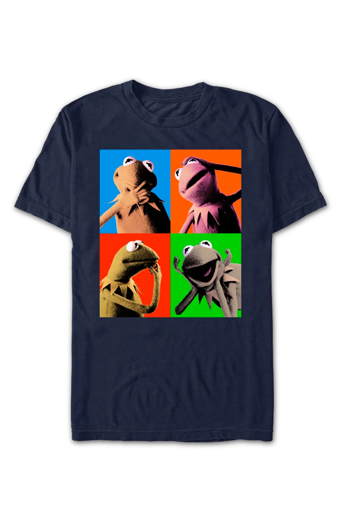 Pop Art Kermit The Frog Muppets T-Shirt - Image 2