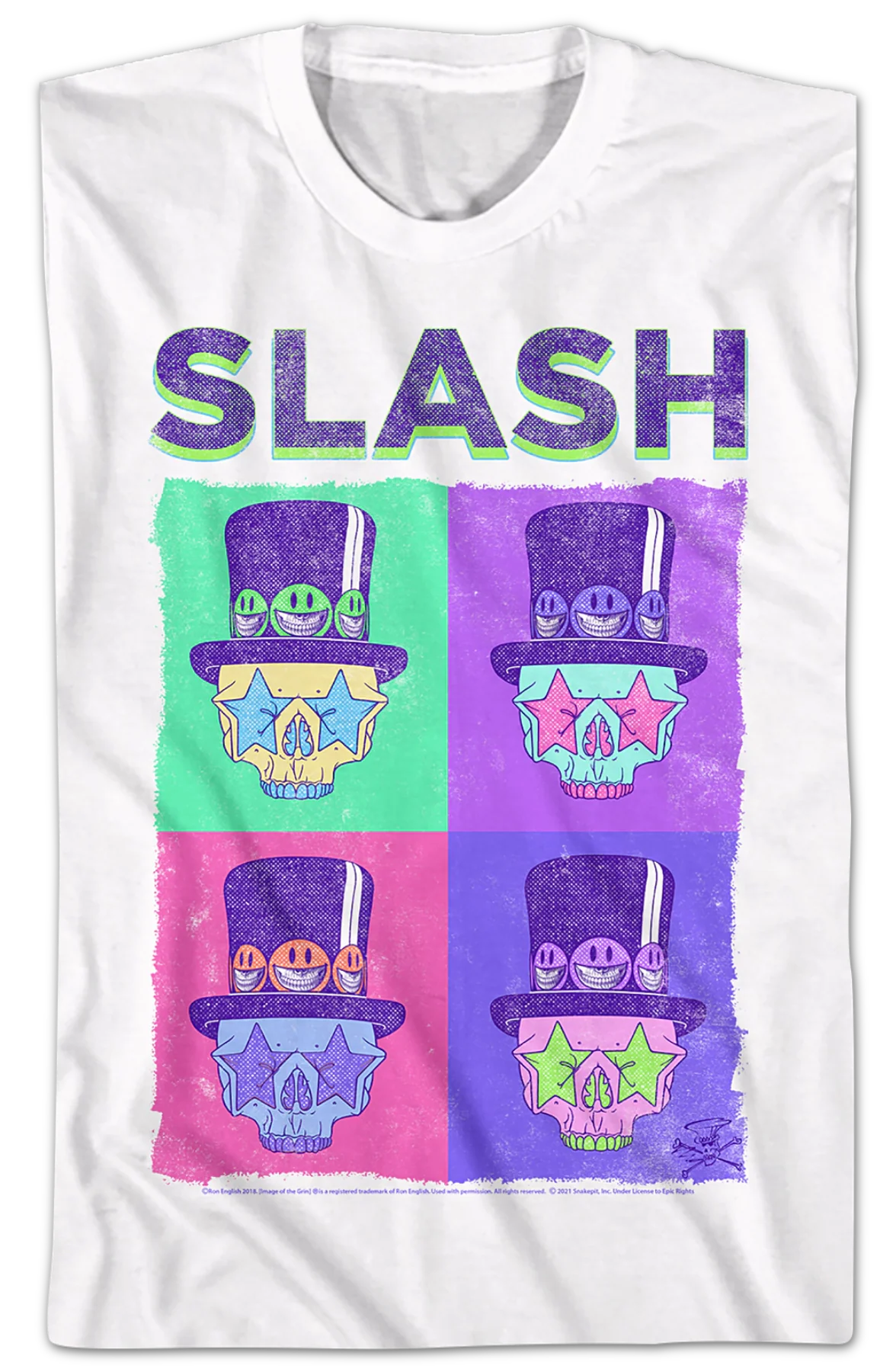 Pop Art Slash T-Shirt - Image 2