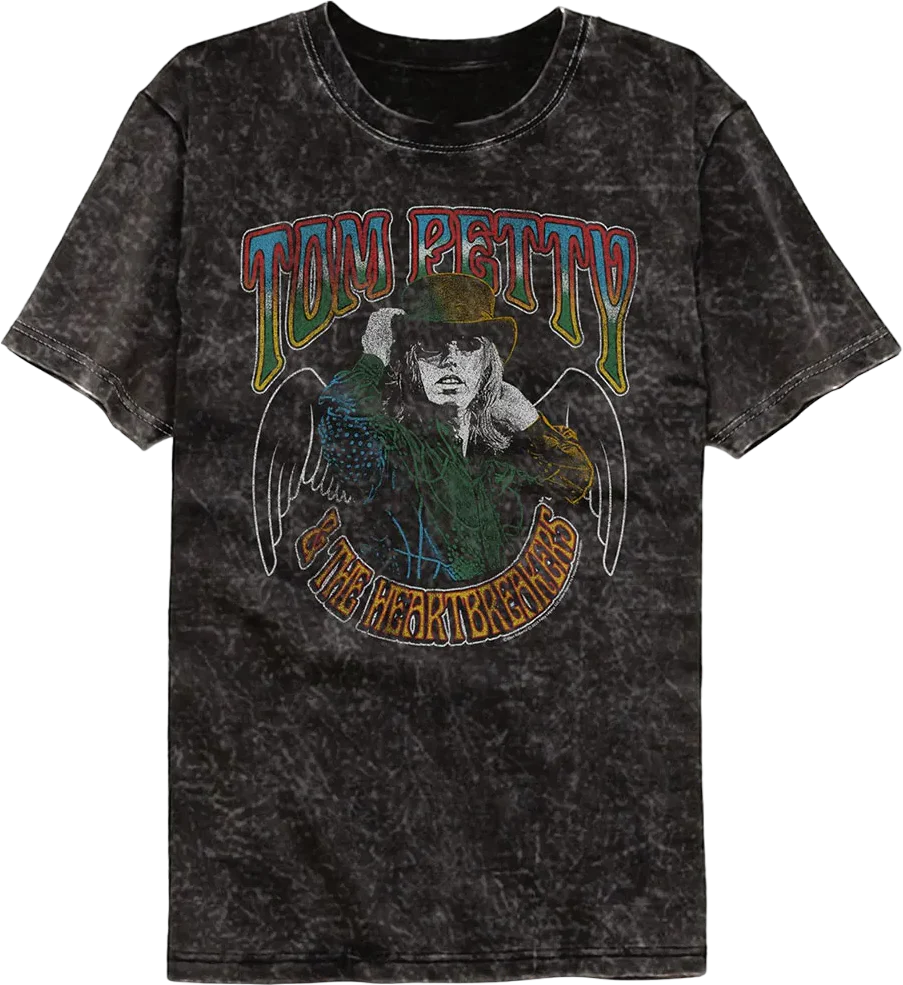 Pose With Wings Tom Petty & The Heartbreakers Mineral Wash T-Shirt
