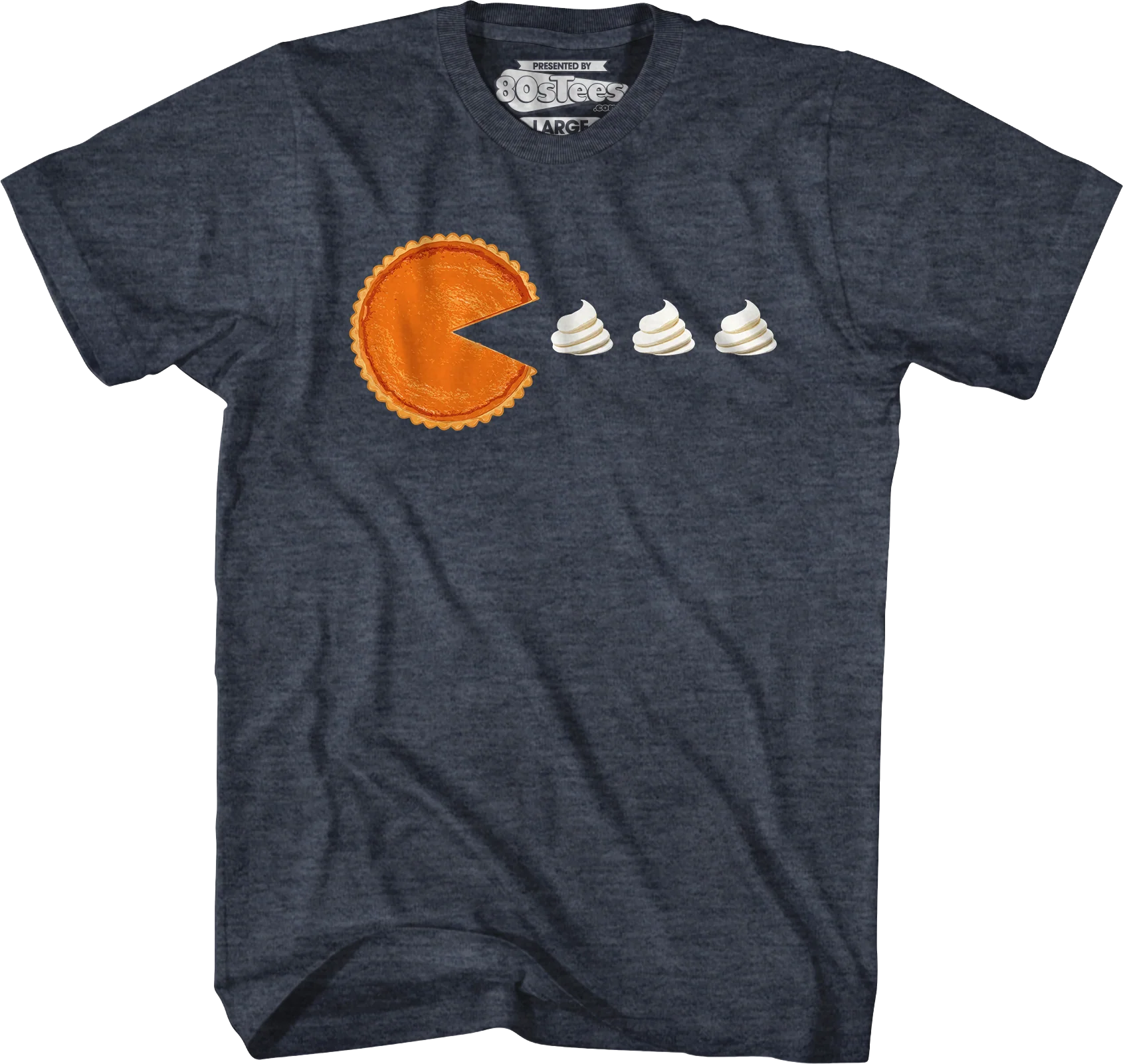 Pumpkin Pie Pac-Man T-Shirt - Image 5