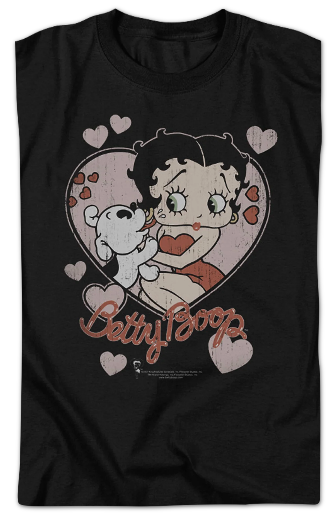 Puppy Love Betty Boop T-Shirt - Image 2