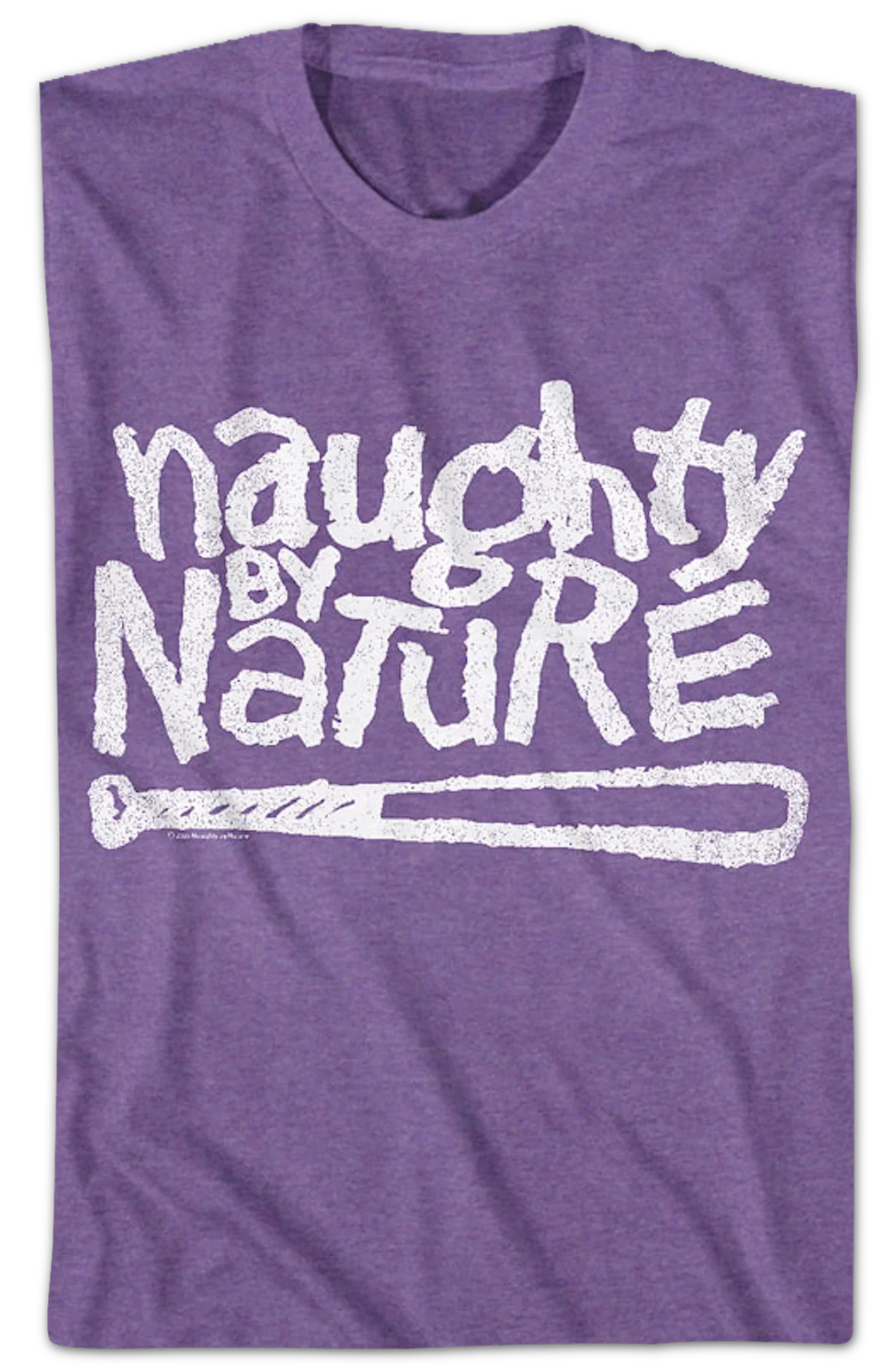 Purple Logo Naughty By Nature T-Shirt - Image 2