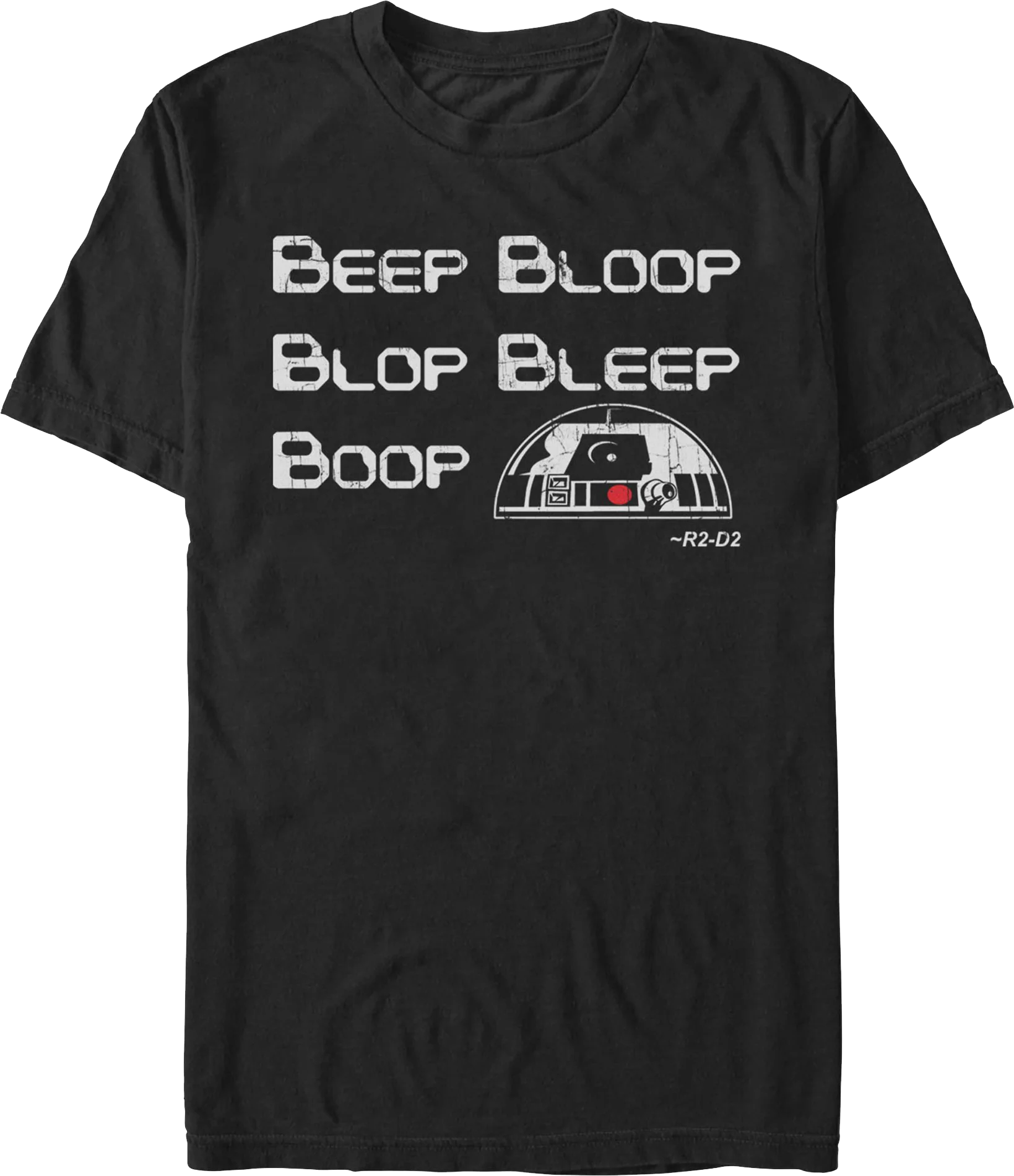 R2-D2 Beep Bloop Blop Bleep Boop Star Wars T-Shirt