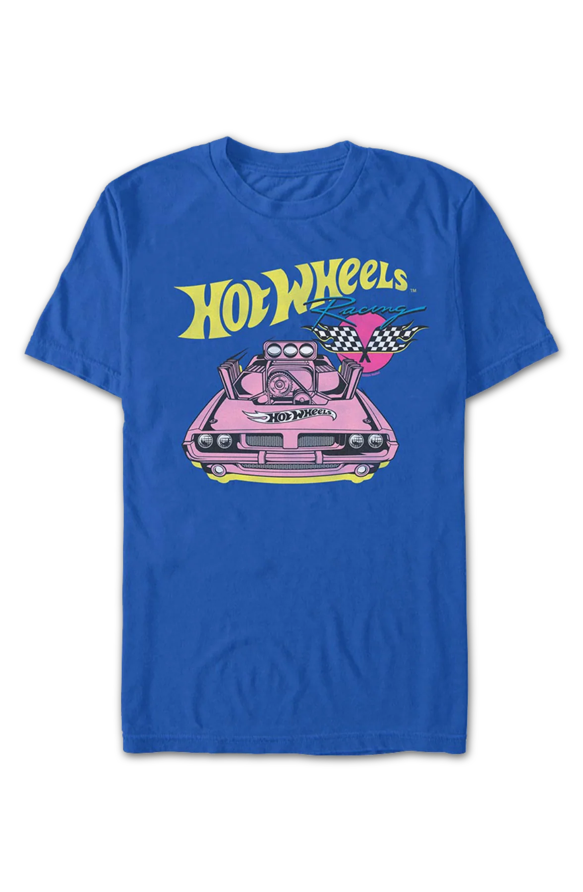 Racing Checkered Flags Hot Wheels T-Shirt - Image 2