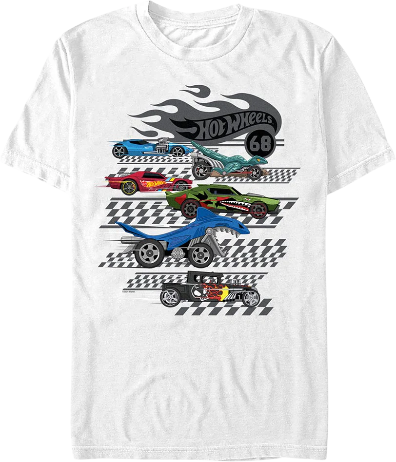 Racing Line Up Hot Wheels T-Shirt