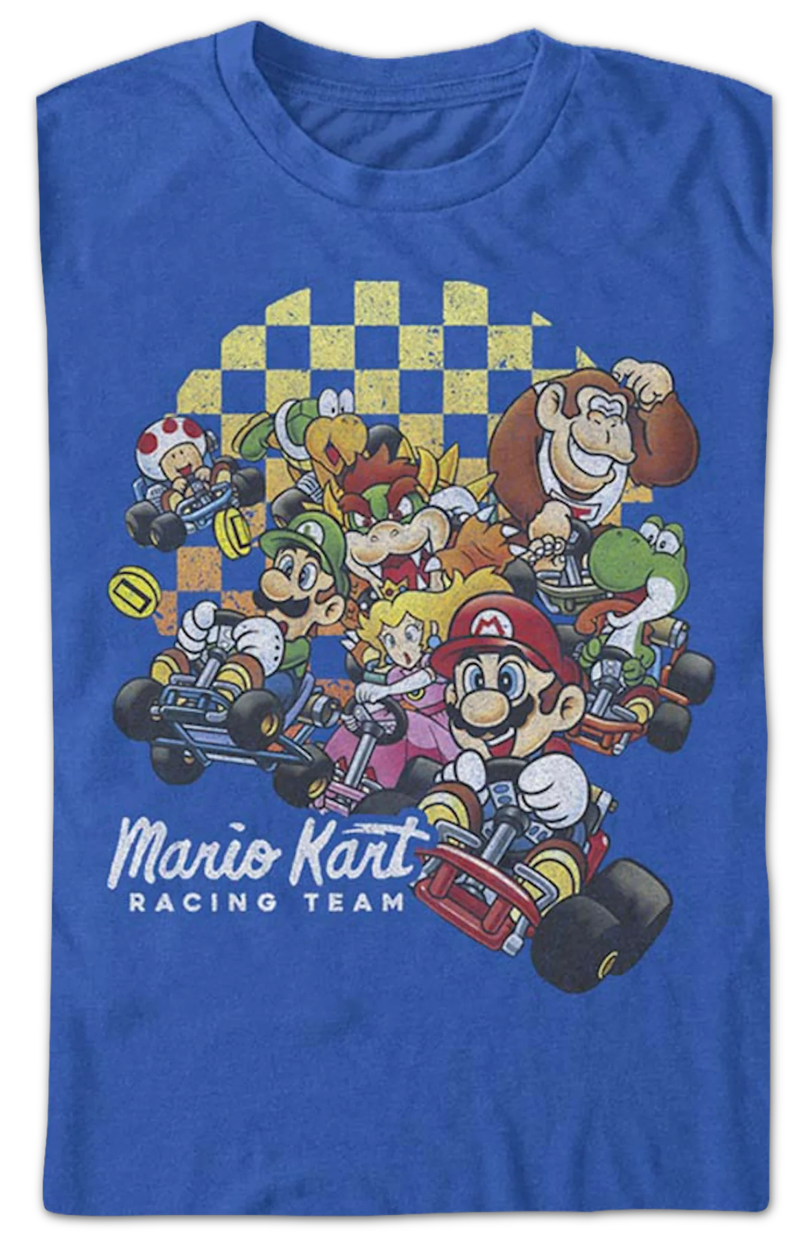 Racing Team Mario Kart T-Shirt - Image 2