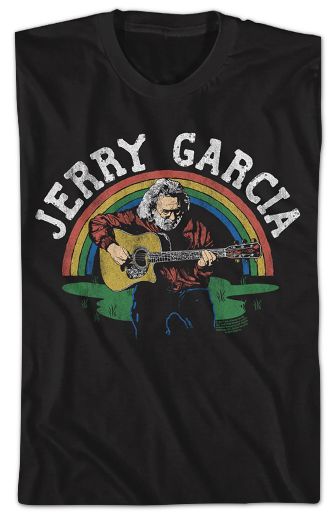 Rainbow Jerry Garcia T-Shirt - Image 2