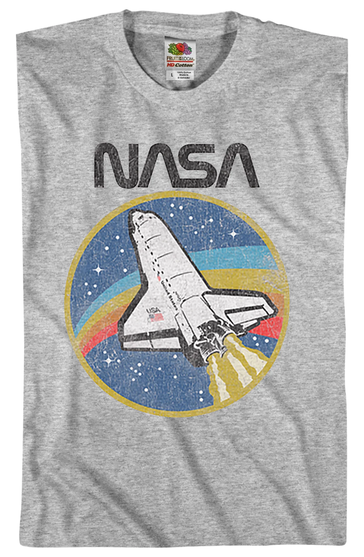 Rainbow NASA T-Shirt - Image 2