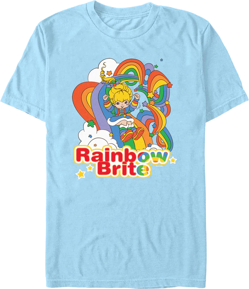 Rainbow Slide Rainbow Brite T-Shirt