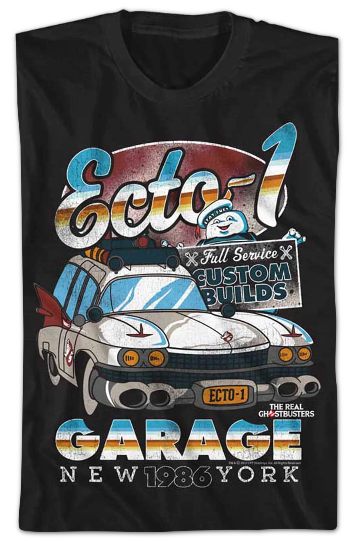 Real Ghostbusters Ecto-1 T-Shirt - Image 2