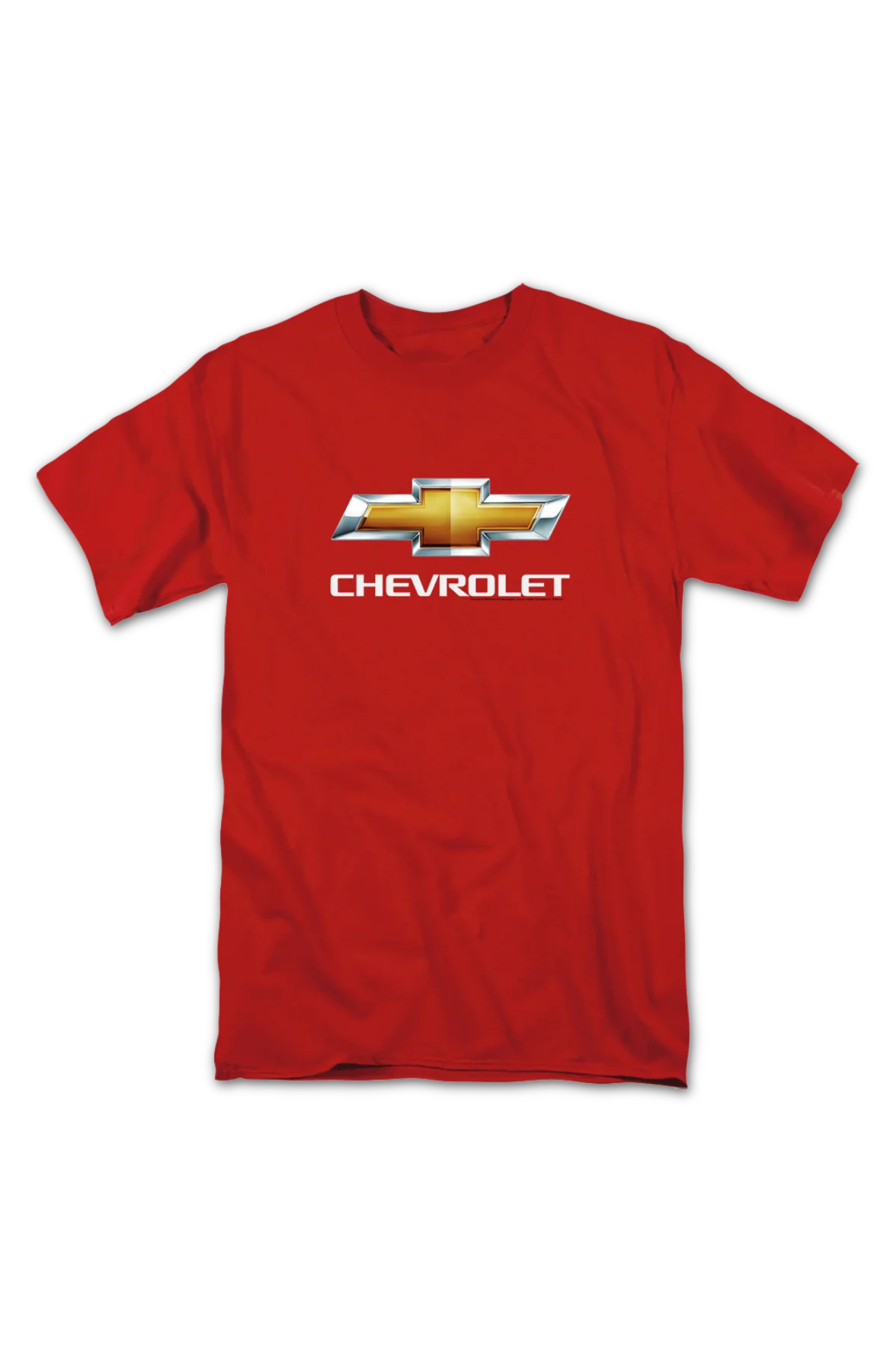 Red Classic Logo Chevrolet T-Shirt - Image 2