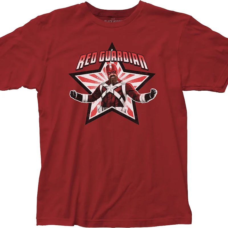 Red Guardian Black Widow Marvel Comics T-Shirt