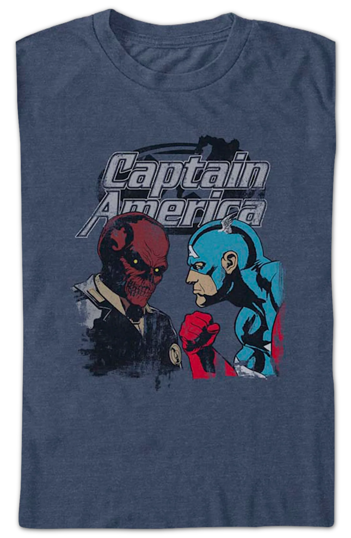Red Skull vs. Captain America Marvel Comics T-Shirt - Image 2
