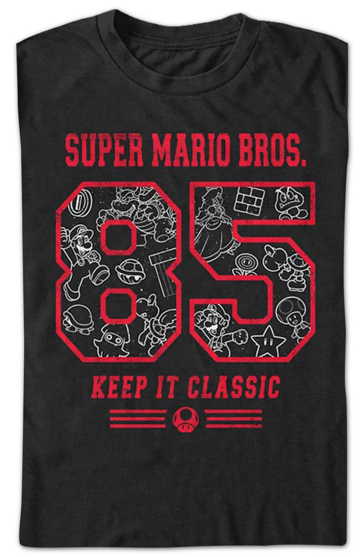 Retro 85 Keep It Classic Super Mario Bros. T-Shirt - Image 2