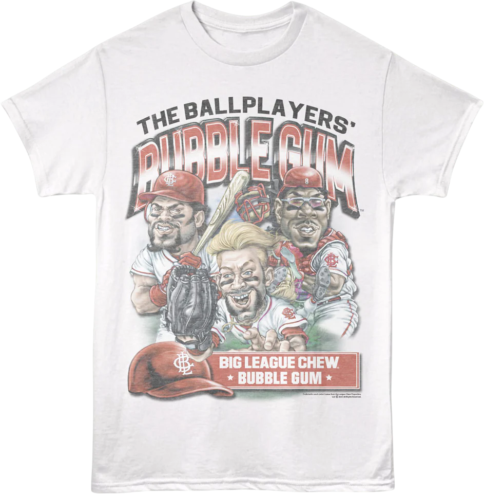 Retro Ballplayers' Bubble Gum Big League Chew T-Shirt - Image 3