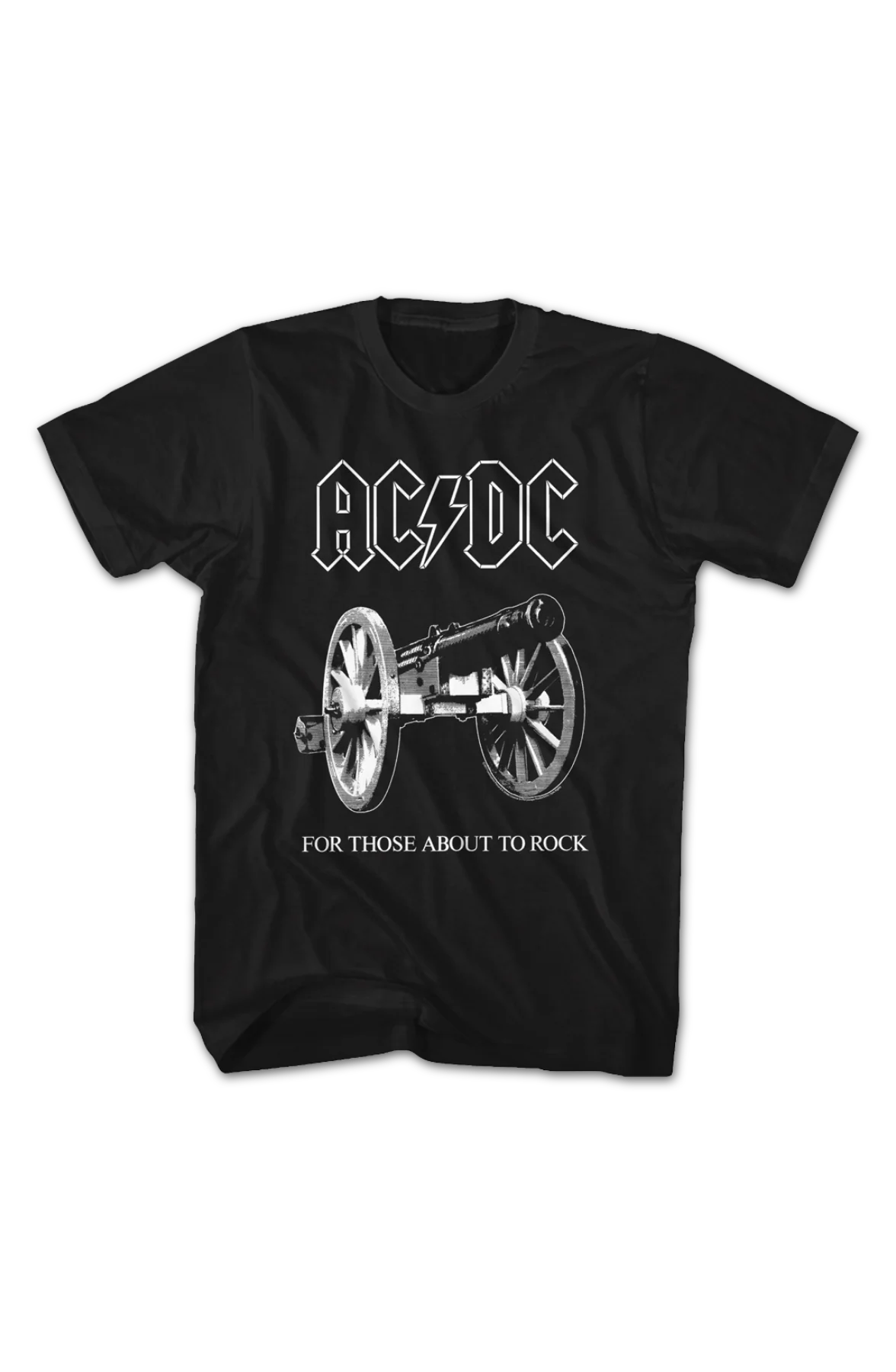 Retro Cannon For Those About To Rock ACDC T-Shirt - Image 2