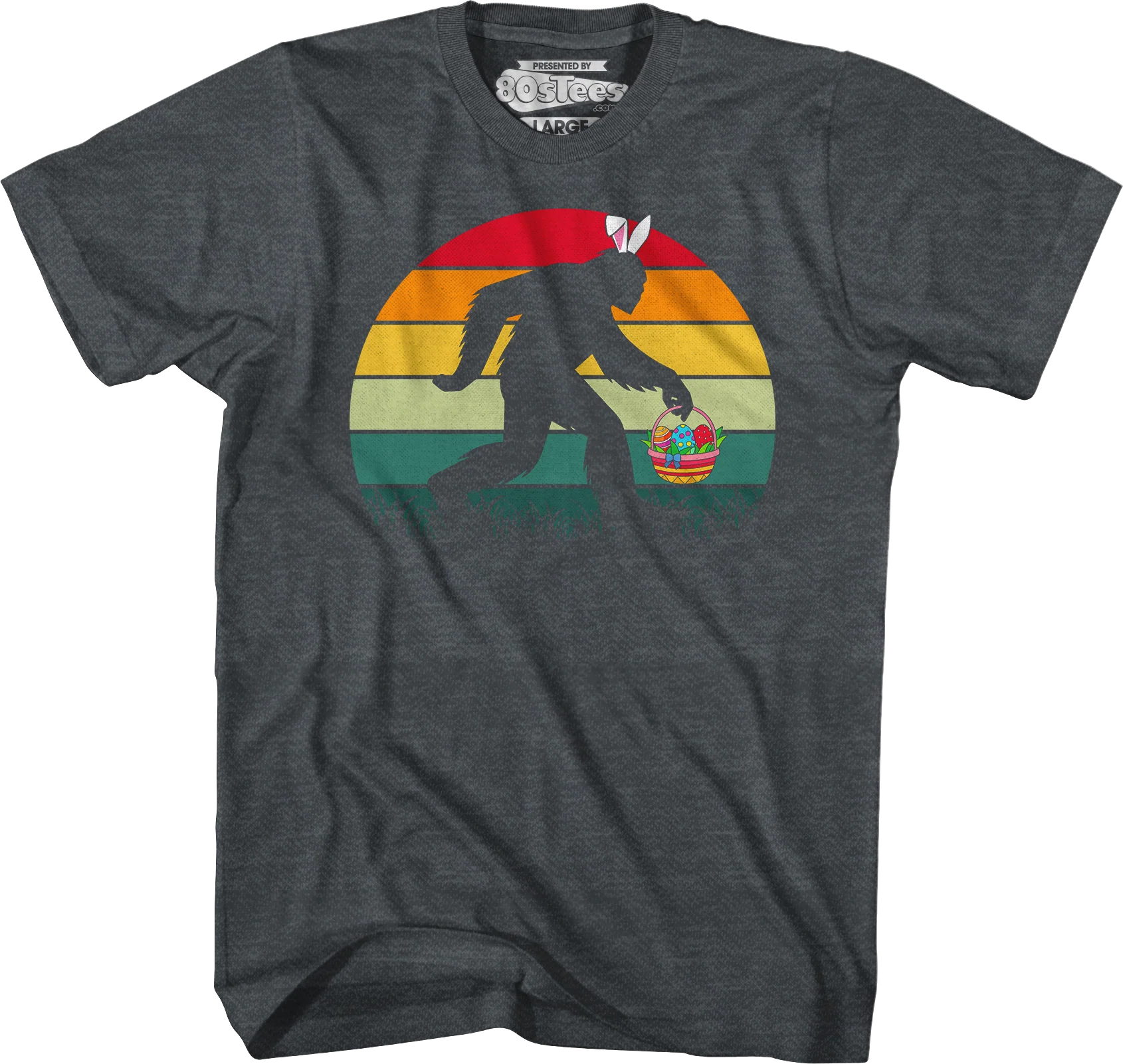 Retro Easter Bigfoot T-Shirt - Image 7