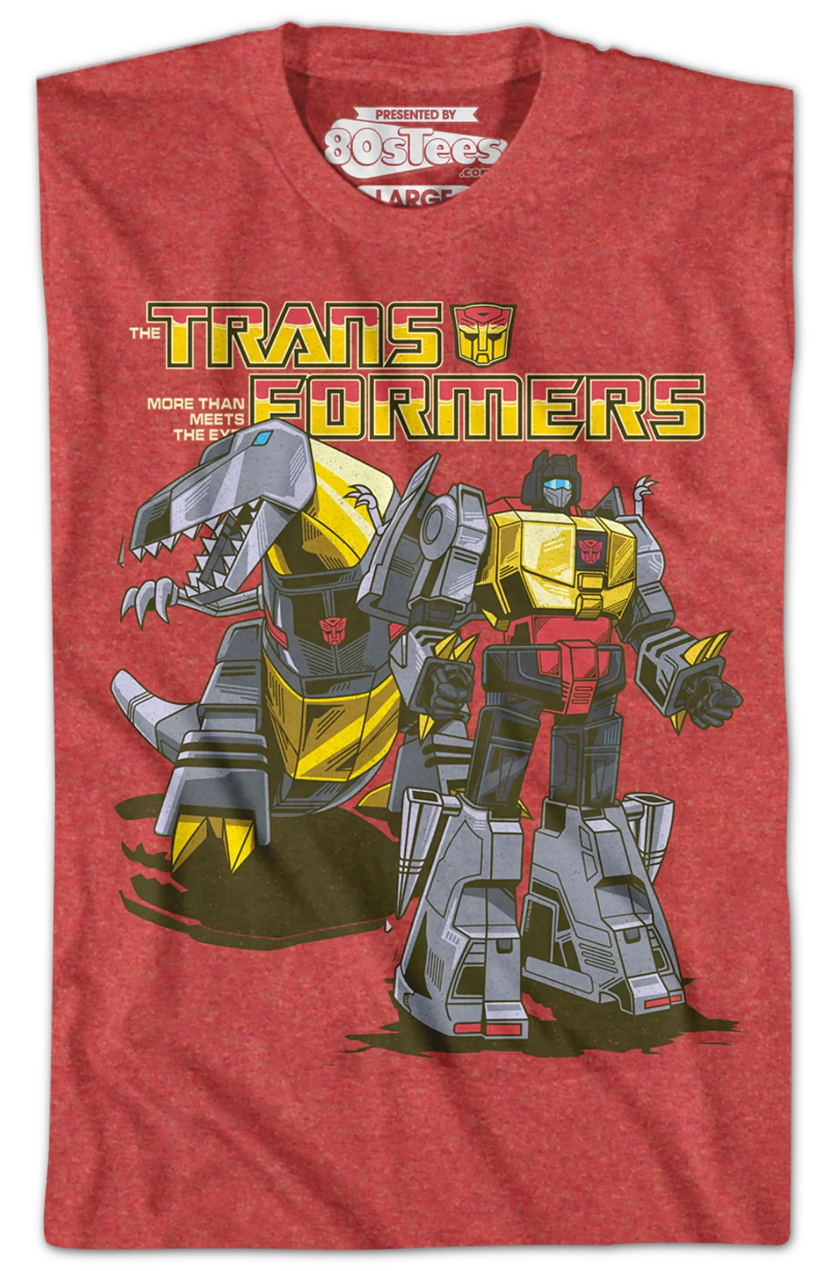 Retro Grimlock Transformers T-Shirt - Image 2