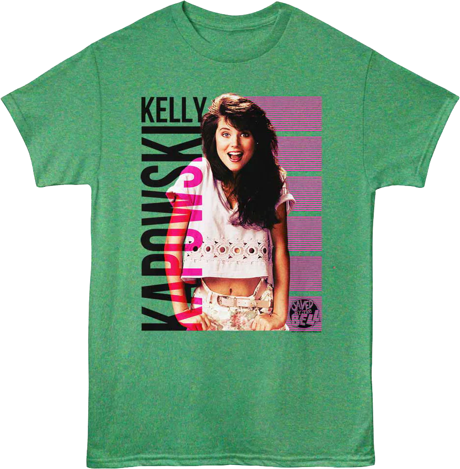 Retro Kelly Kapowski Photo Saved By The Bell T-Shirt