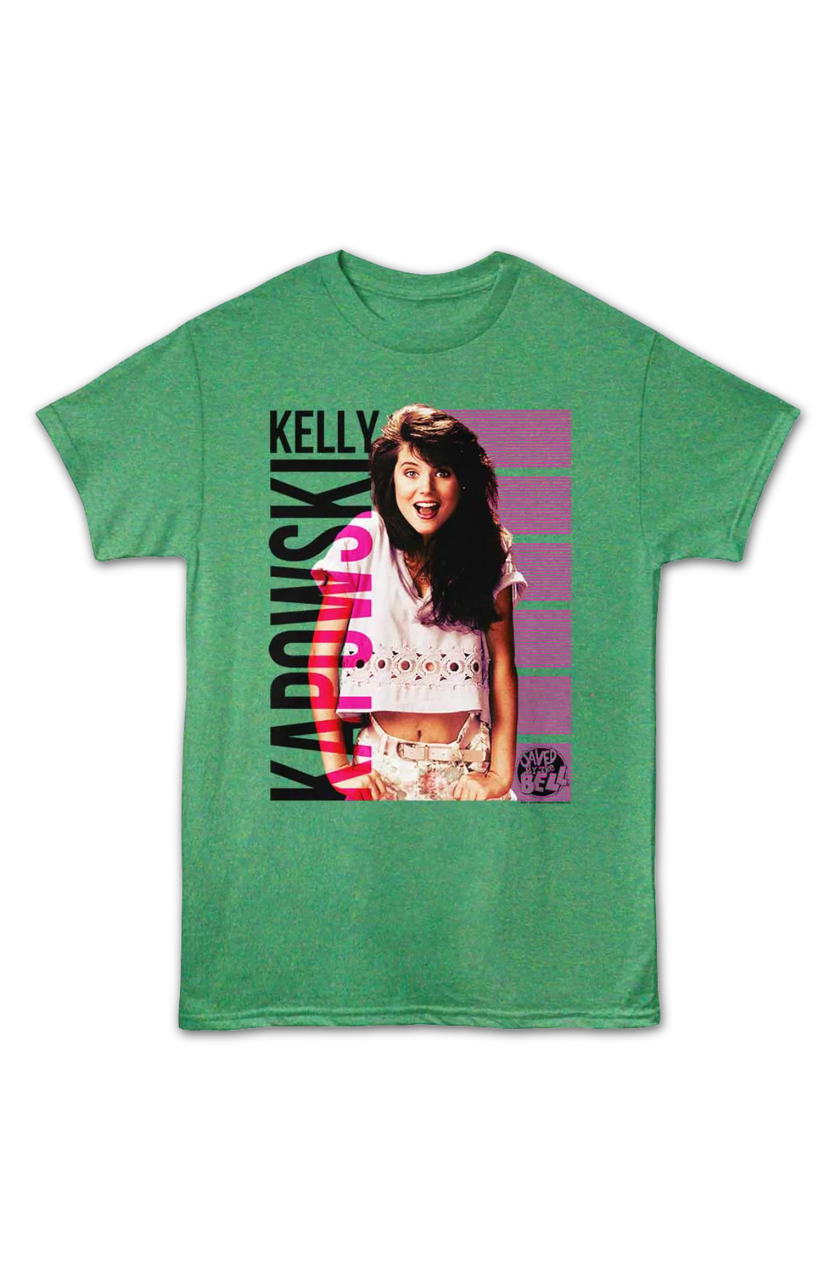 Retro Kelly Kapowski Photo Saved By The Bell T-Shirt - Image 2