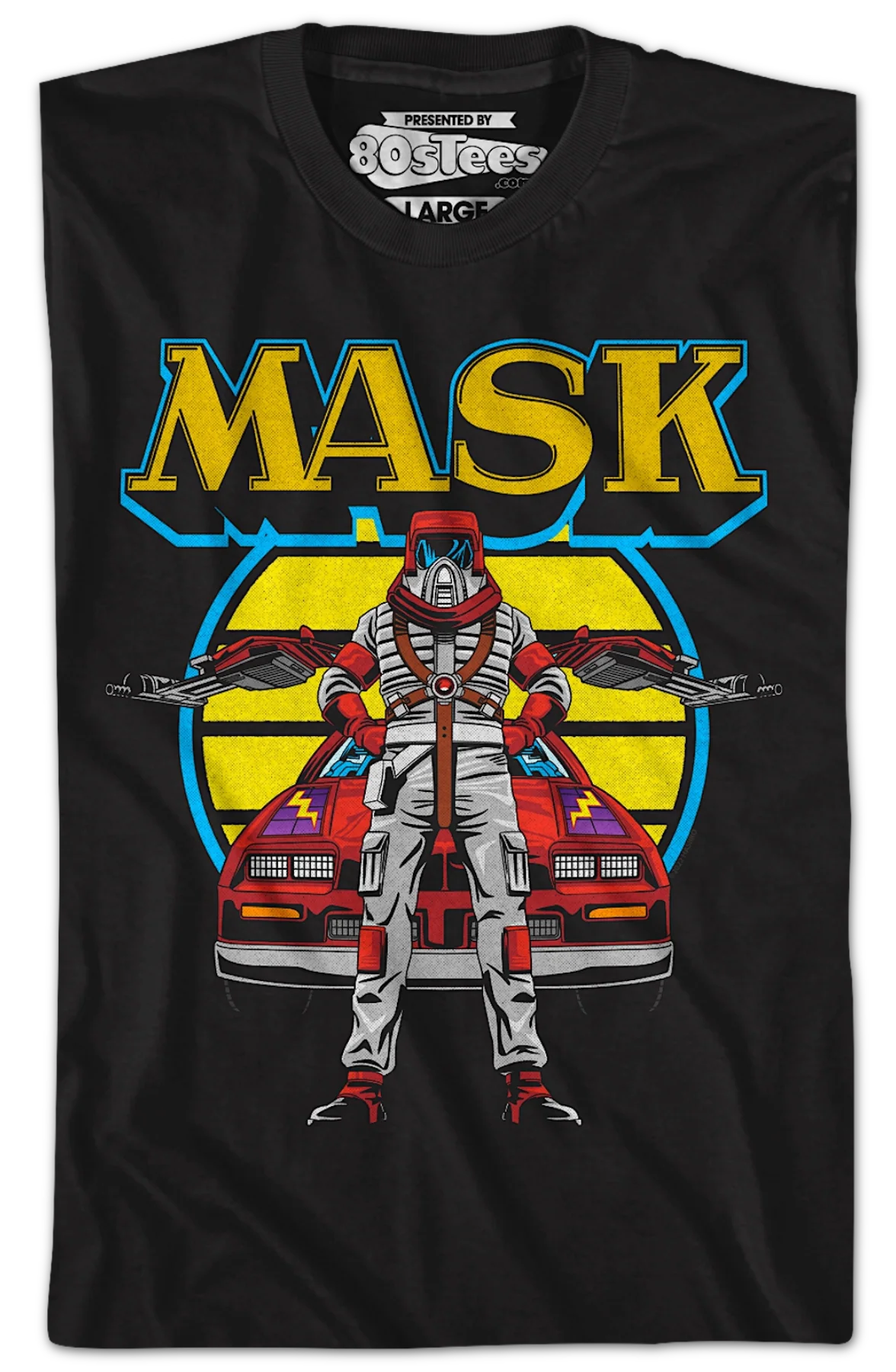 Retro Matt Trakker And Thunderhawk MASK T-Shirt - Image 2