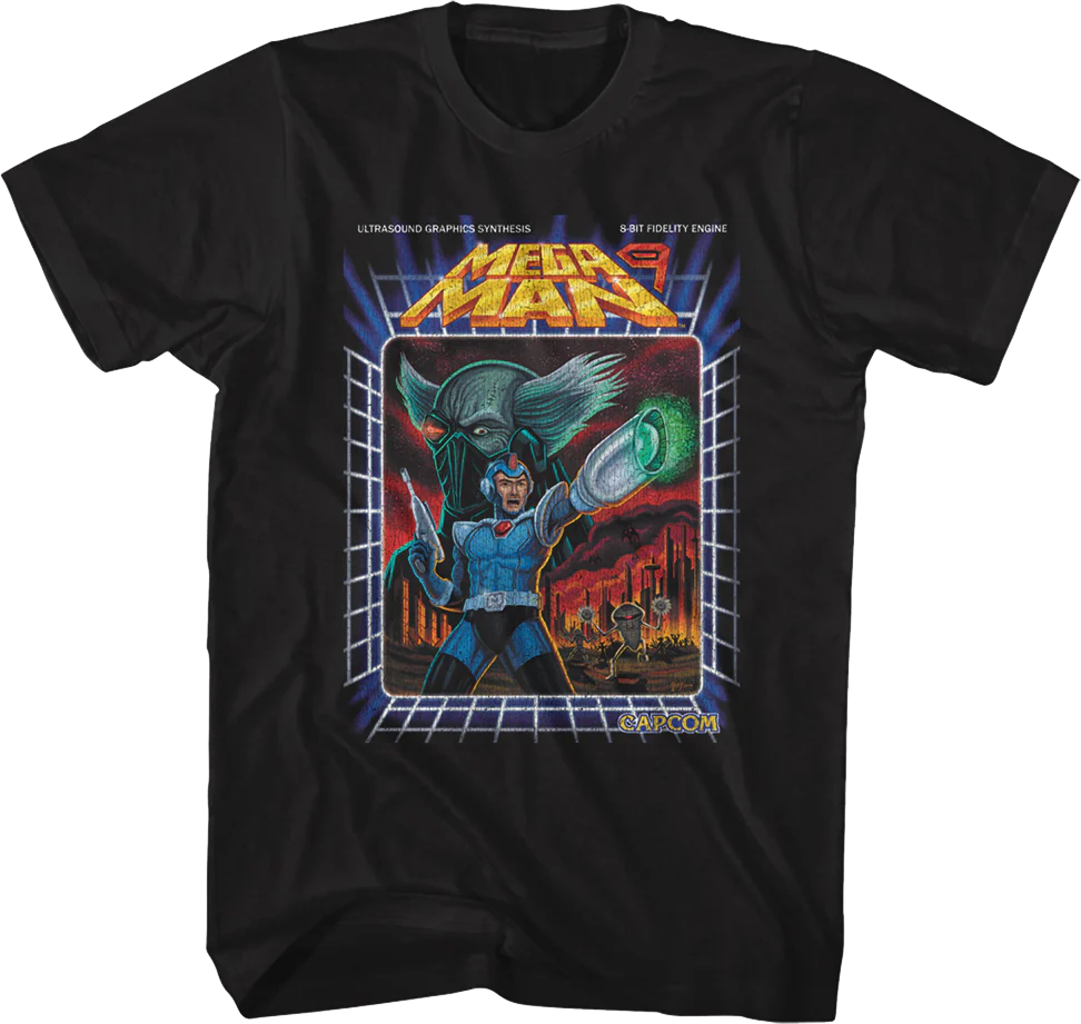 Retro Mega Man 9 T-Shirt