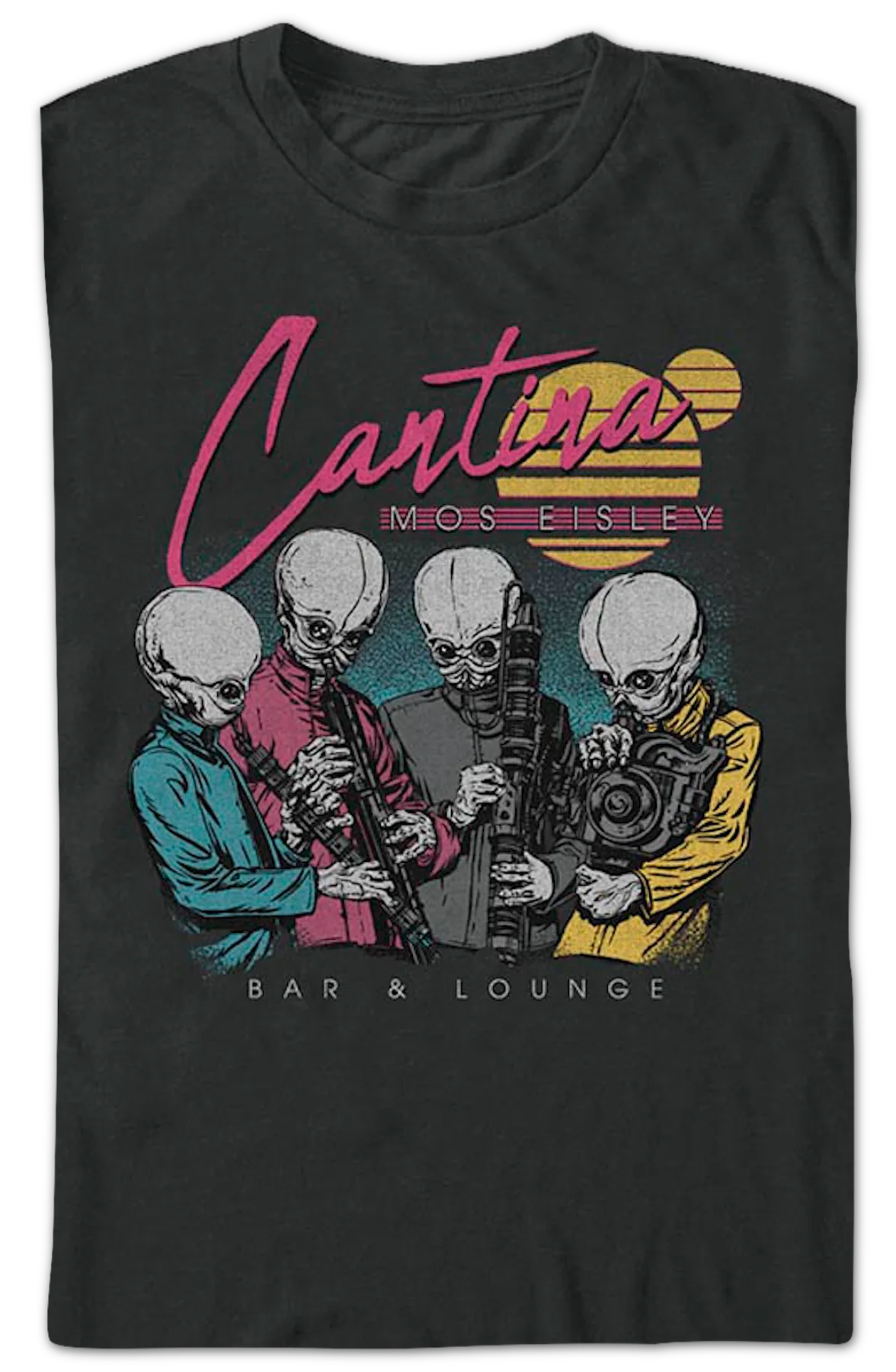 Retro Mos Eisley Cantina Star Wars T-Shirt - Image 2