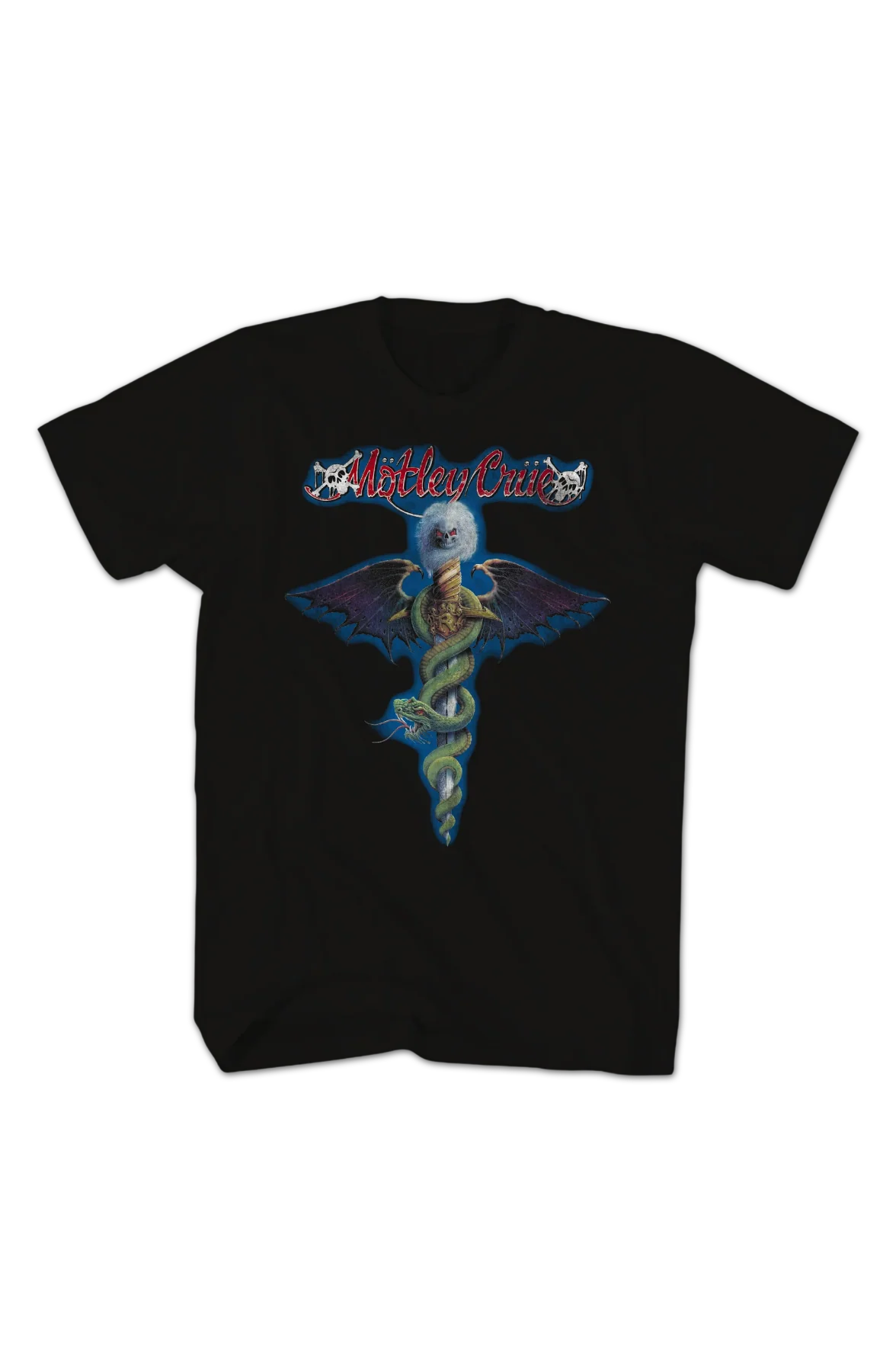 Retro Outline Dr. Feelgood Motley Crue T-Shirt - Image 2
